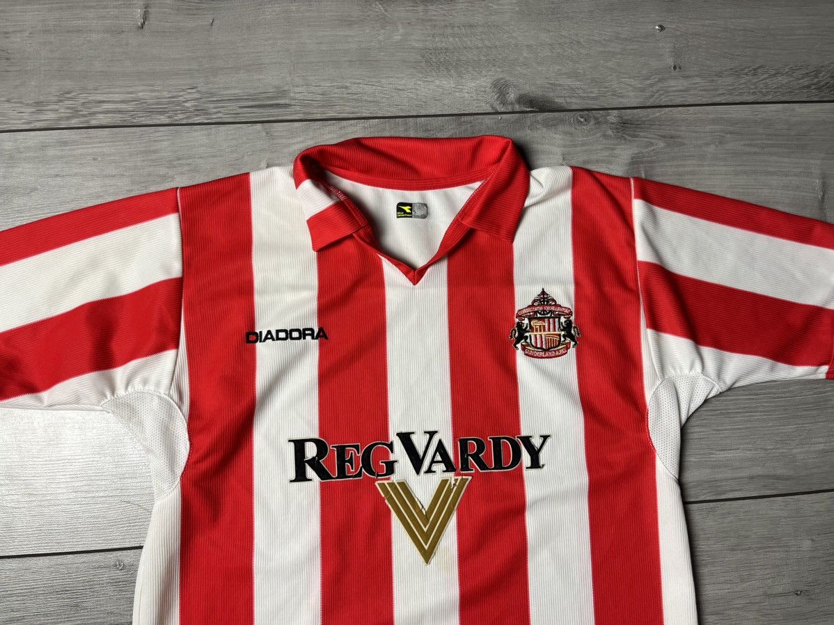 Diadora SUNDERLAND 2004/5 VINTAGE HOME SHIRT SOCCER JERSEY DIADORA Size US M / EU 48-50 / 2 - 3 Thumbnail