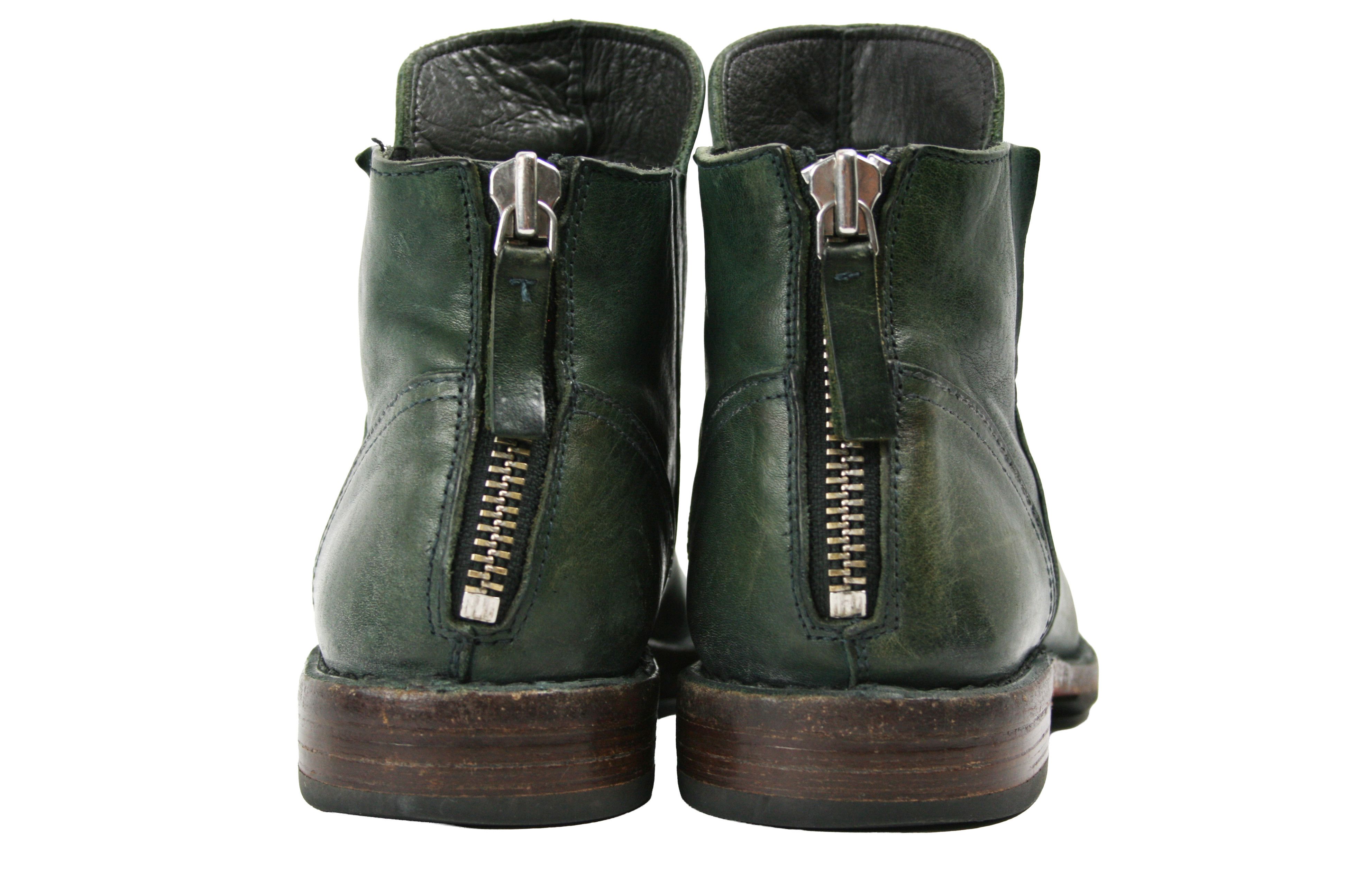 MoMA Avant Garde Biker Back Zip Grunge Boots Size US 9 / IT 39 - 11 Thumbnail