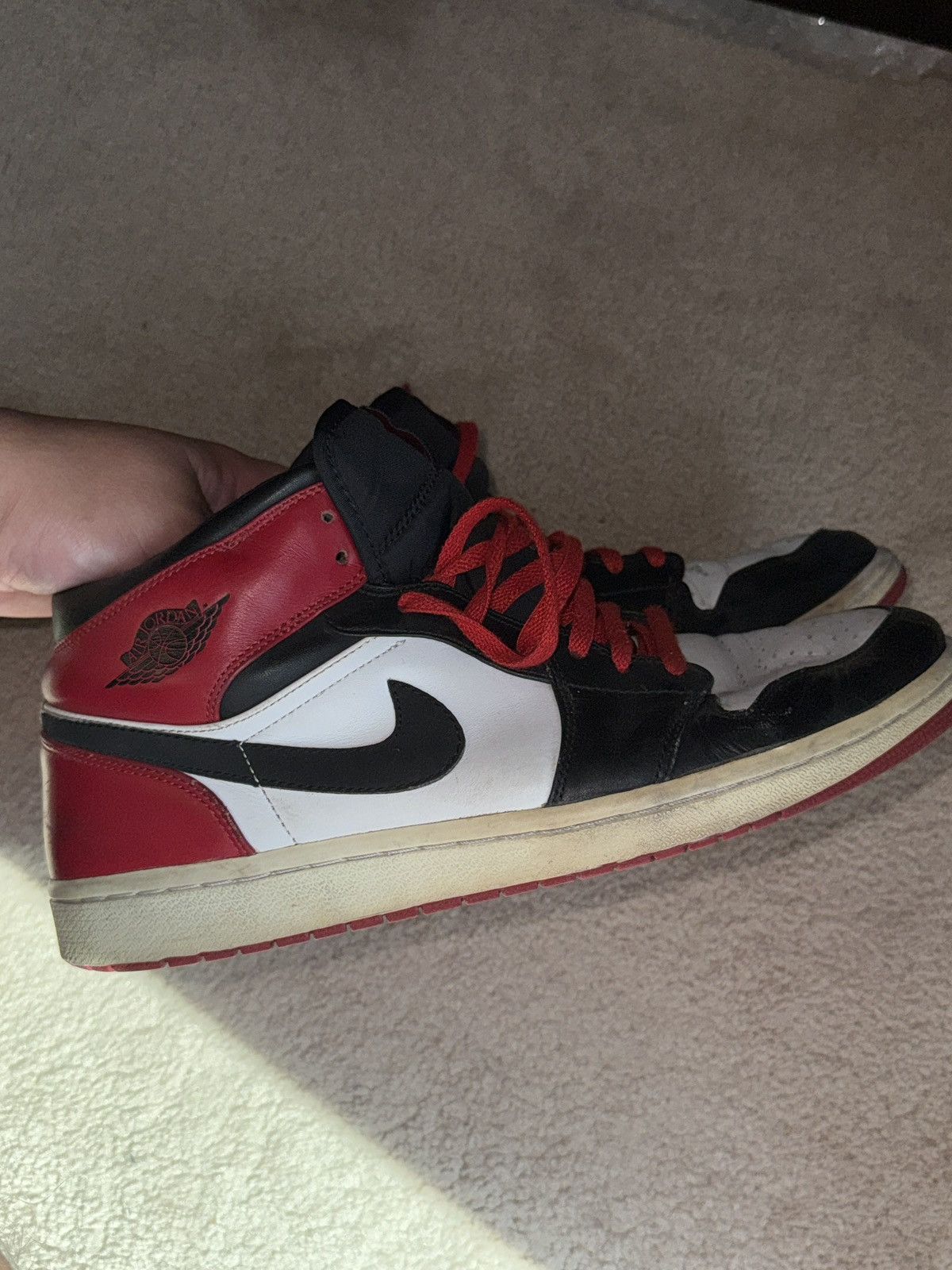 Jordan Brand Air Jordan One Mid Old Love 2007 Vintage Size US 12.5 / EU 45-46 - 10 Thumbnail