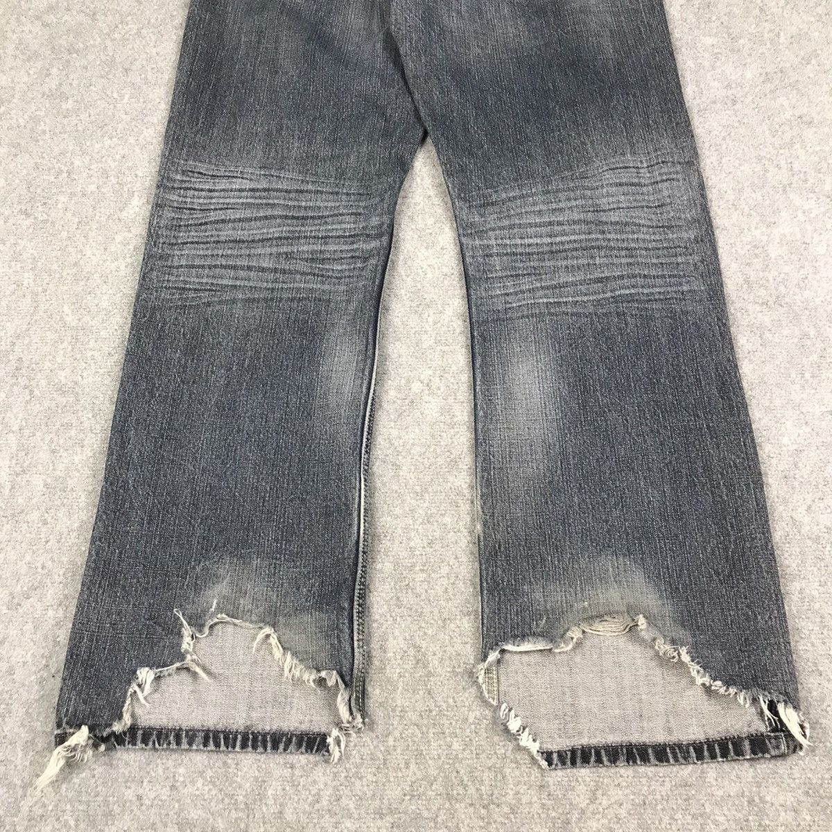 Japanese Brand RIPPED DISTRESSED PEPE JEANS BAGGY PANTS Size US 38 / EU 54 - 9 Thumbnail