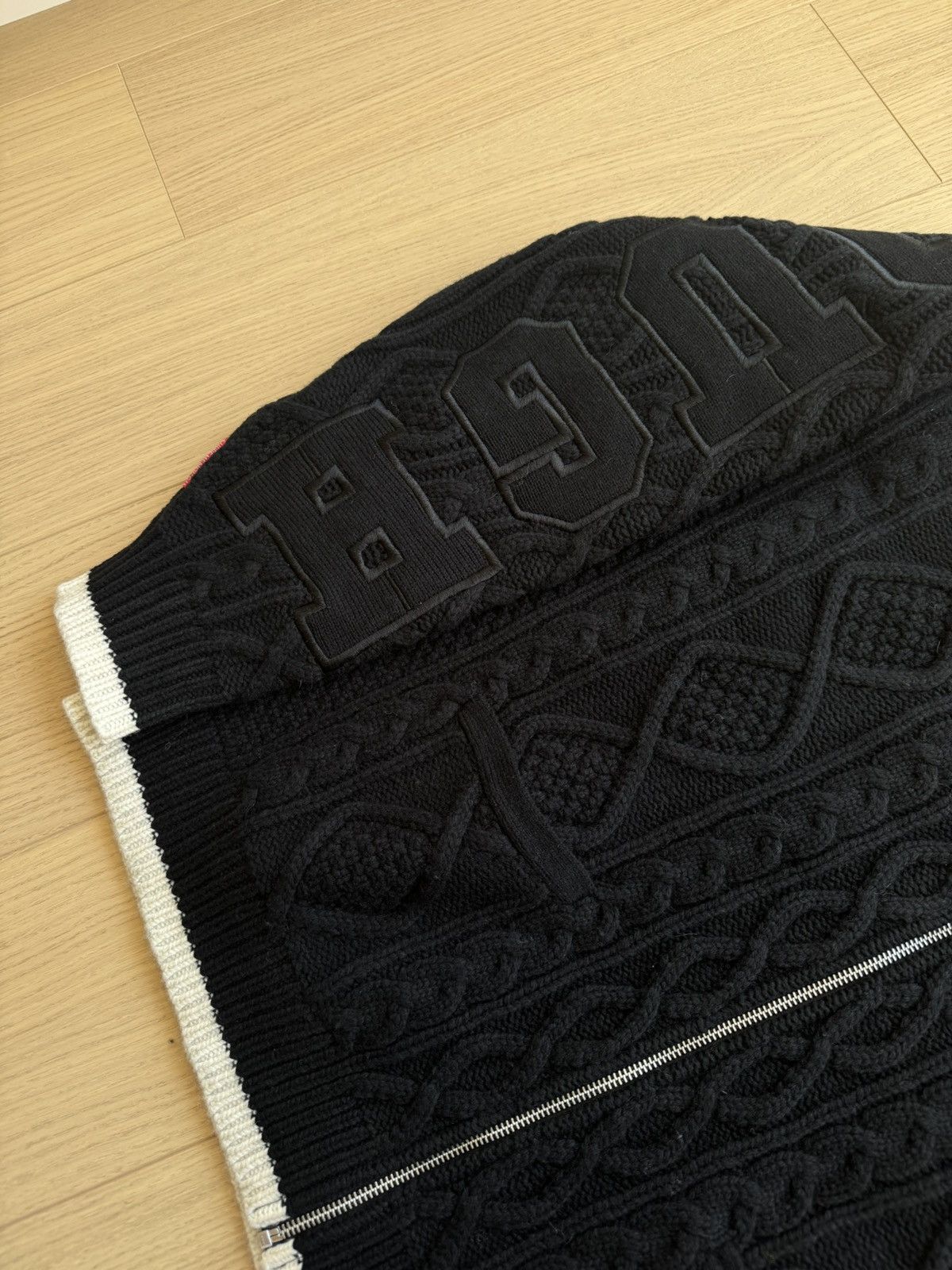 GOODENOUGH × Supreme Supreme GDEH Knit Zip Up Embroidered Hooded Sweater XL Size US XL / EU 56 / 4 - 6 Thumbnail