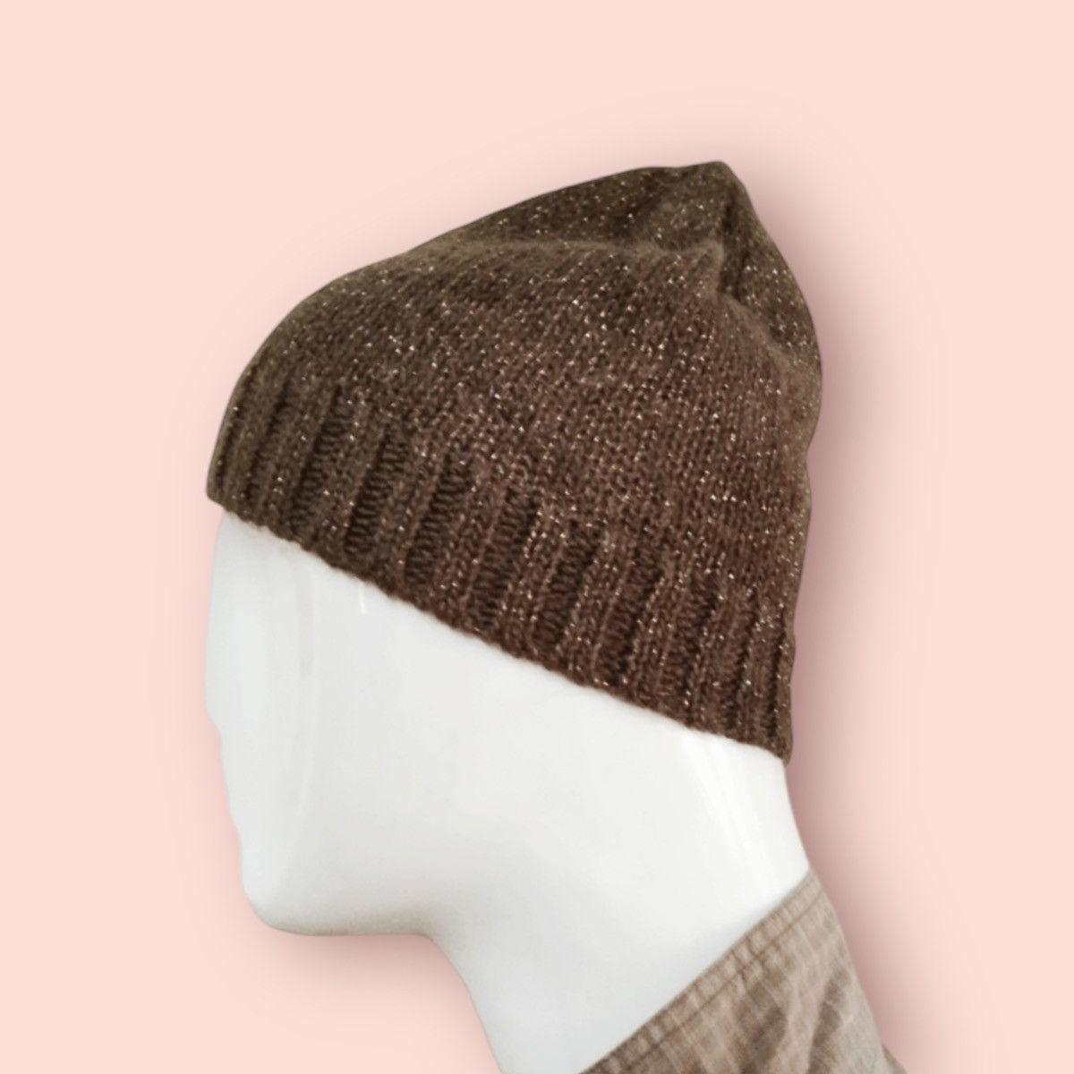 Japanese Brand × Pieces Uniques × Uniqlo UNIQLO MOHAIR/ALPACA SLIT THREAD BEANIE Size ONE SIZE - 1 Thumbnail