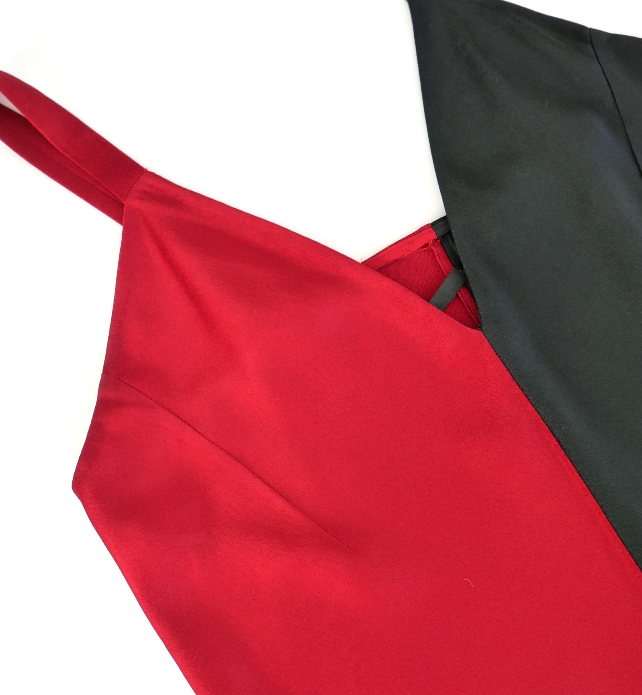 Haider Ackermann Haider Ackermann SS18 Red & Black Vest Top Size XS / US 0-2 / IT 36-38 - 2 Thumbnail