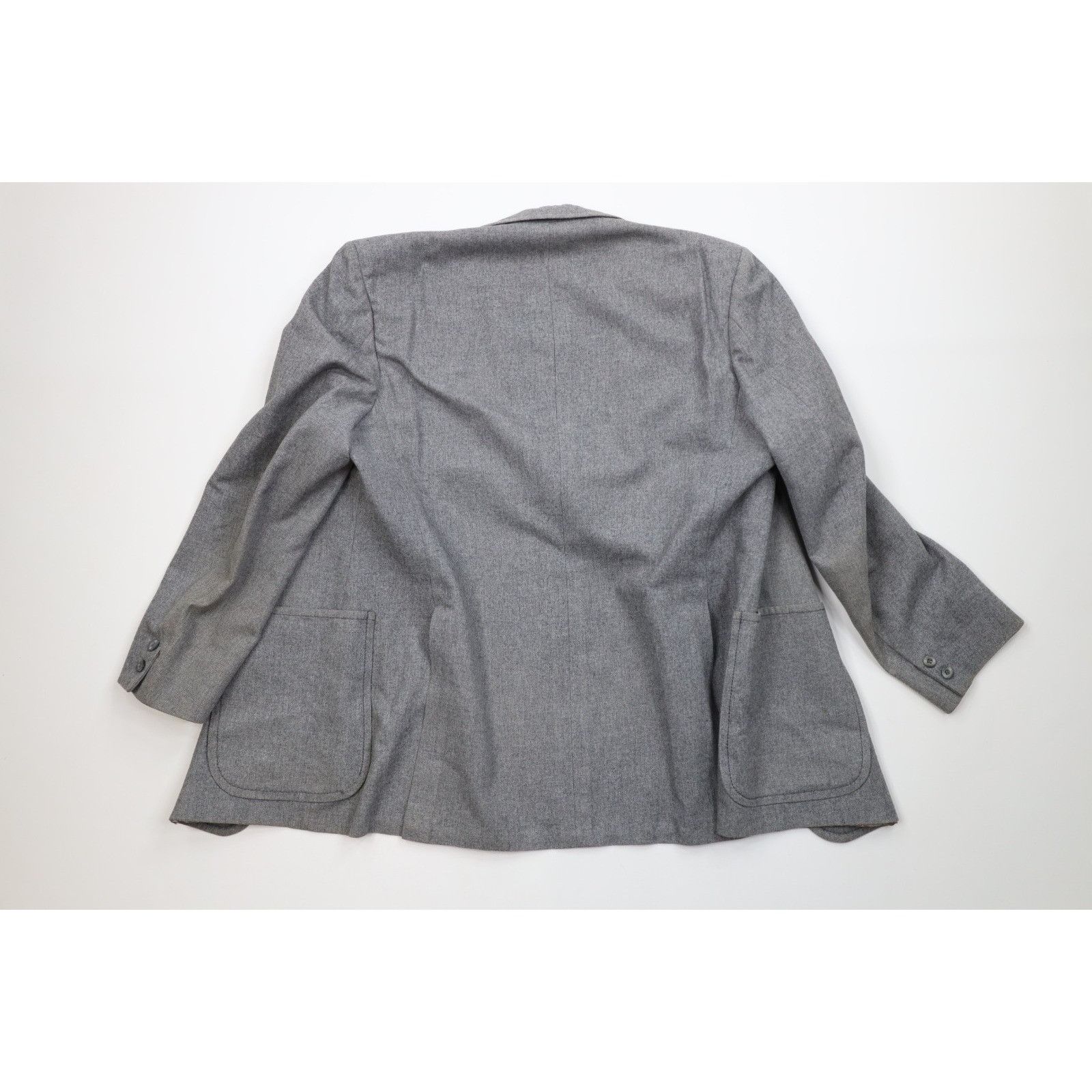 Vintage Vintage 60s Rockabilly Distressed Wool 3 Piece Suit Wedding Size 44R - 10 Thumbnail