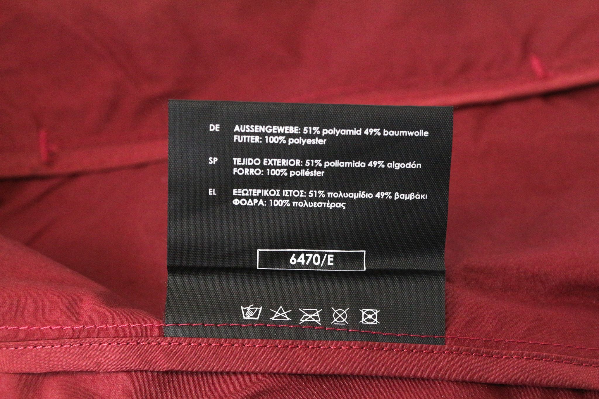 Other DEMETRA IT46 Red Cotton Blend Jacket 74750 Size 3XL / US 20-22 - 5 Thumbnail