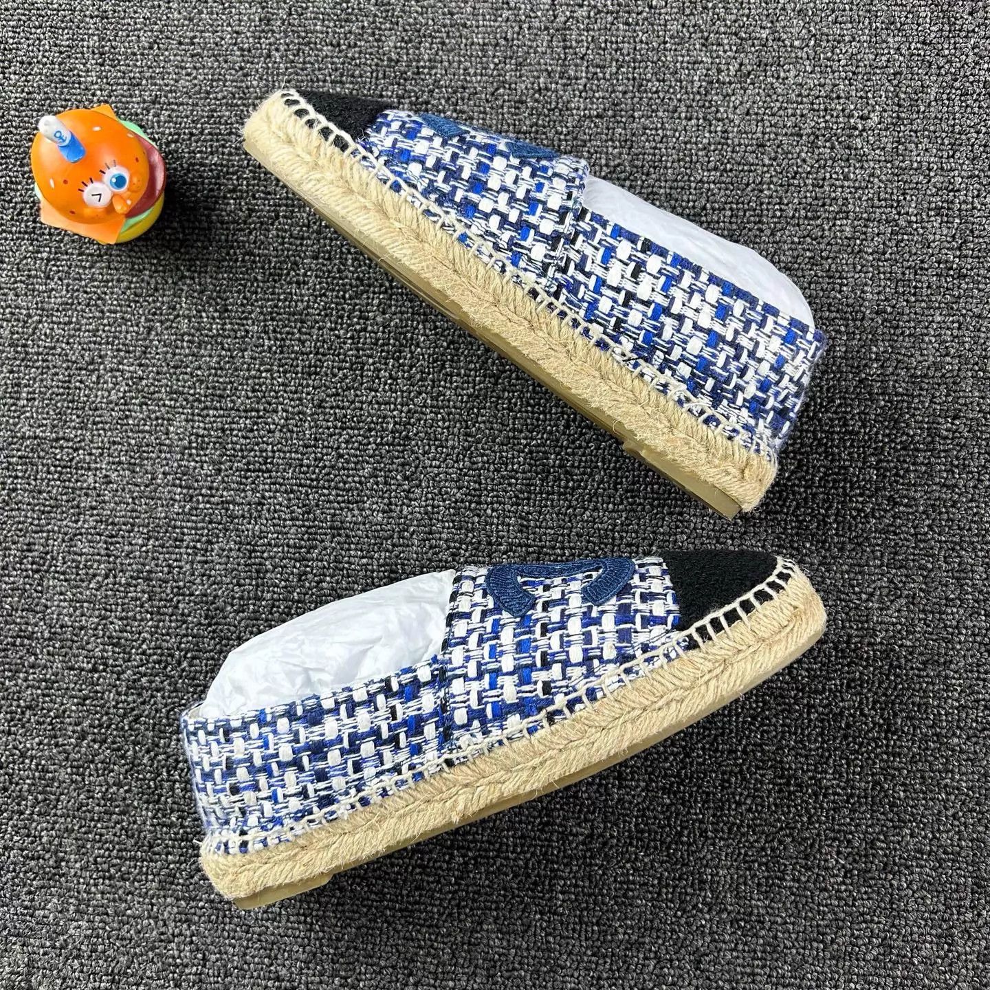 Chanel Chanel Blue Woven Fisherman Shoes Size 36 Size US 5.5 / IT 35.5 - 4 Thumbnail