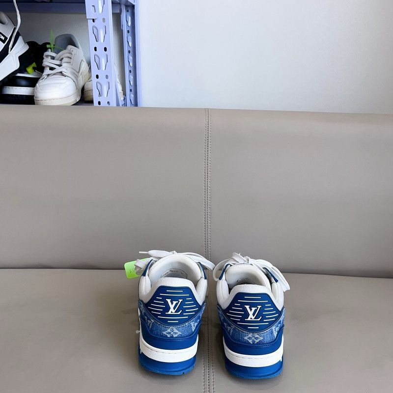 Louis Vuitton Louis Vuitton Denim Low-Top Fashion Sneakers -2508 Size US 9 / EU 42 - 3 Thumbnail