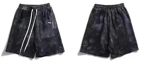 Japanese Brand 20SS Indigo Union Japan Mable Printed Shorts Size US 32 / EU 48 - 4 Thumbnail