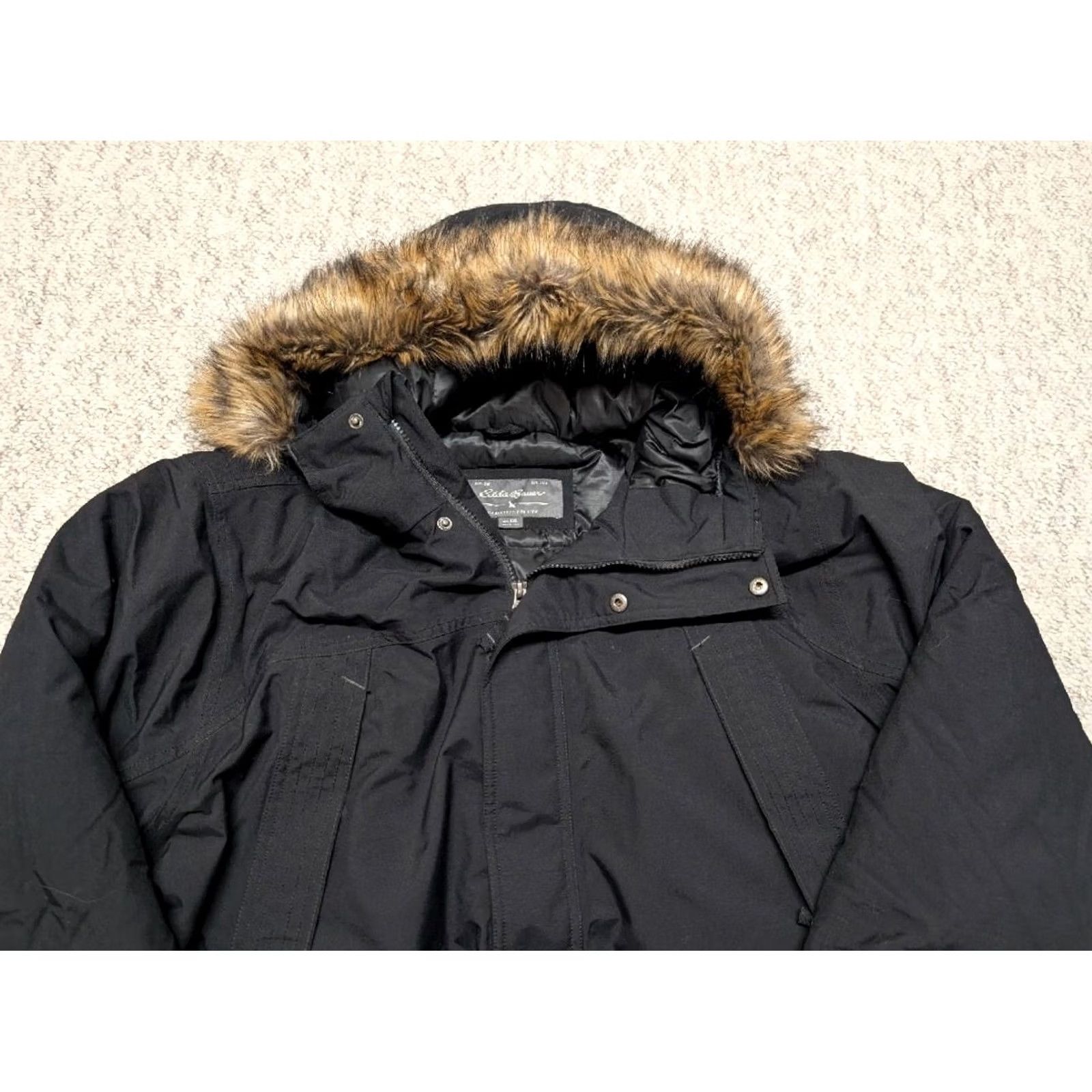 Eddie Bauer Eddie Bauer GOOSE DOWN puffer parka HOODED arctic weatheredge black FAUX FUR 2XL Mens Size US XXL / EU 58 / 5 - 3 Thumbnail