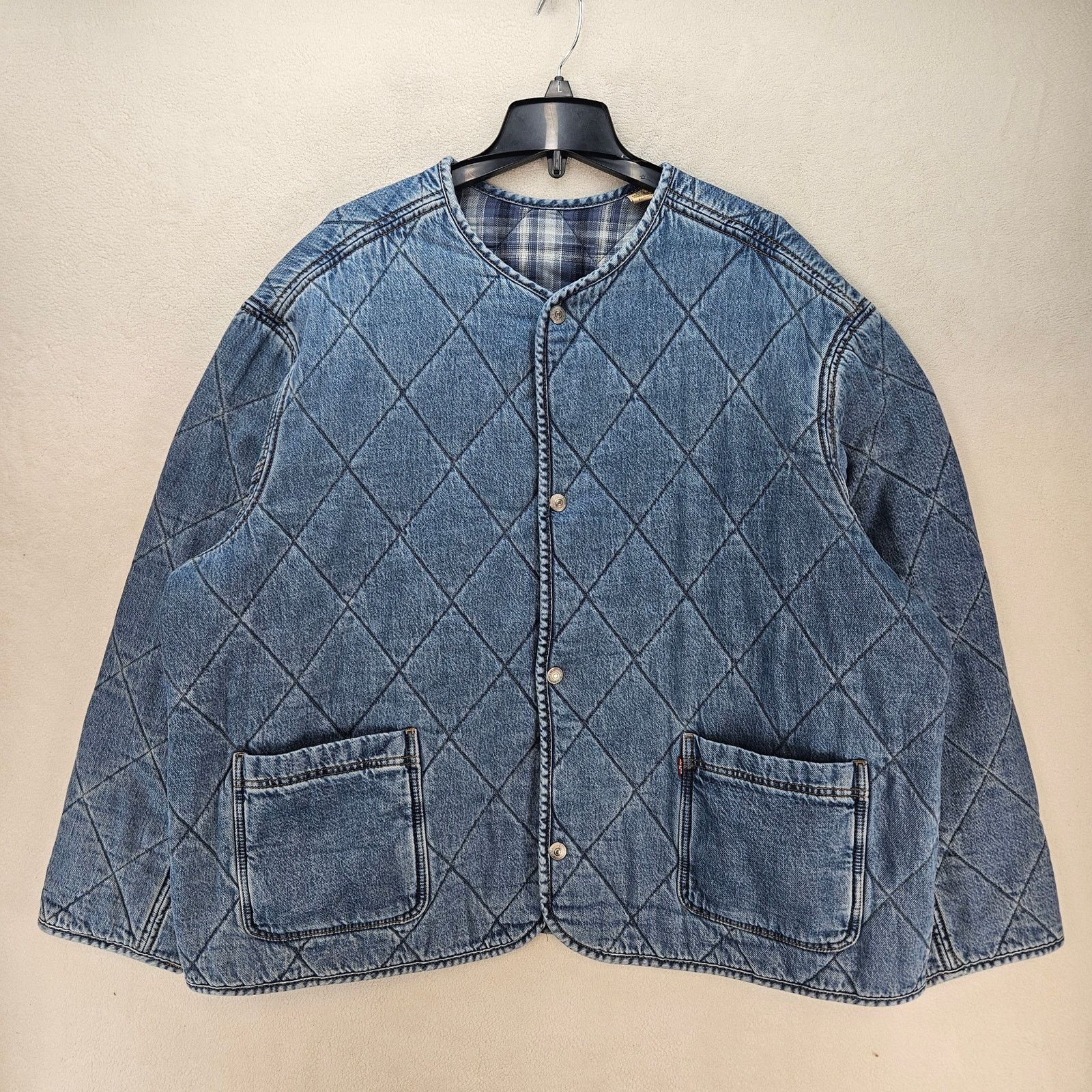 Levi's LEVIS MEN'S XXL REVERSIBLE JACKET FLANNEL ENGINEER NWOT Size US XXL / EU 58 / 5 - 1 Thumbnail