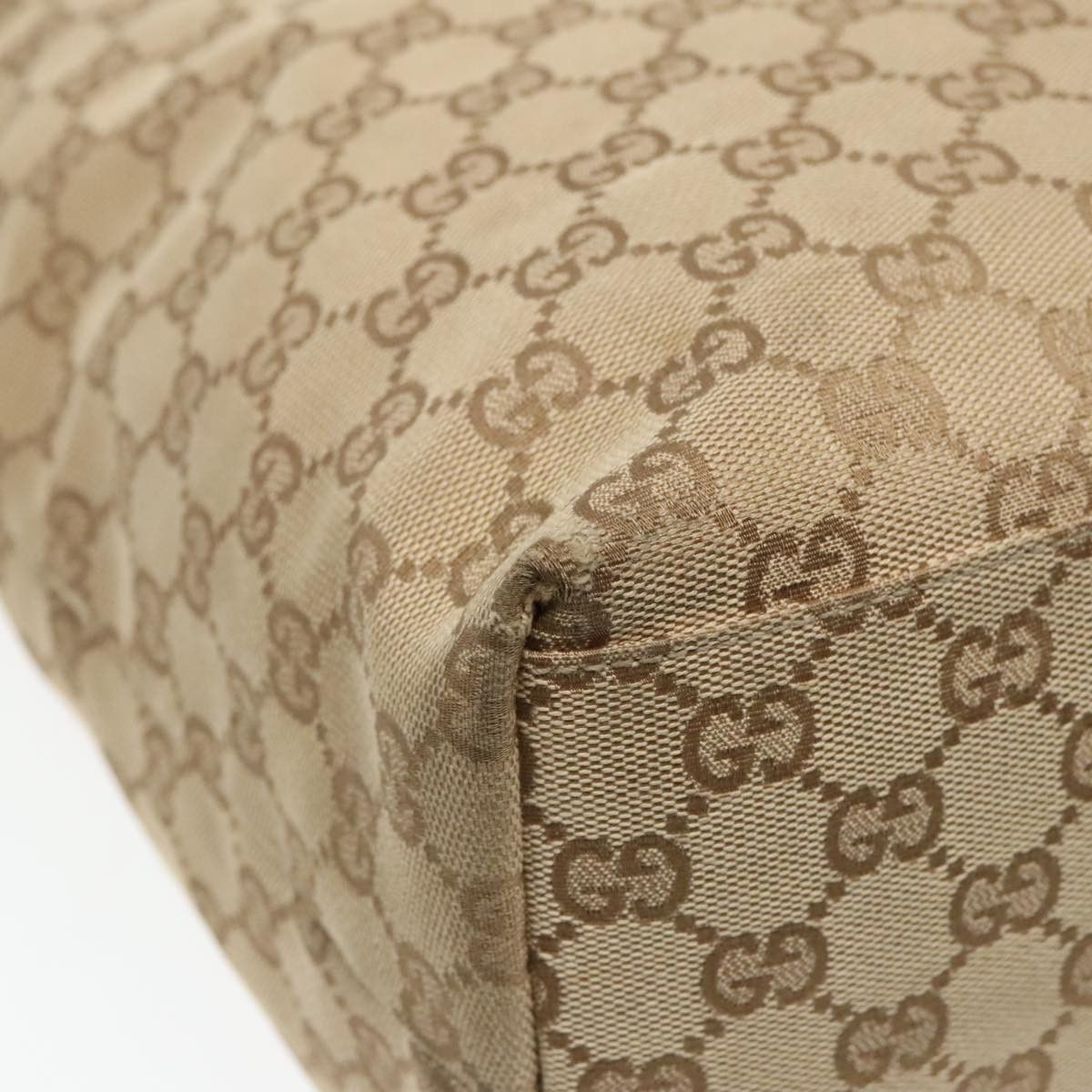 Gucci GUCCI GG Canvas Tote Bag Beige Size ONE SIZE - 13 Thumbnail