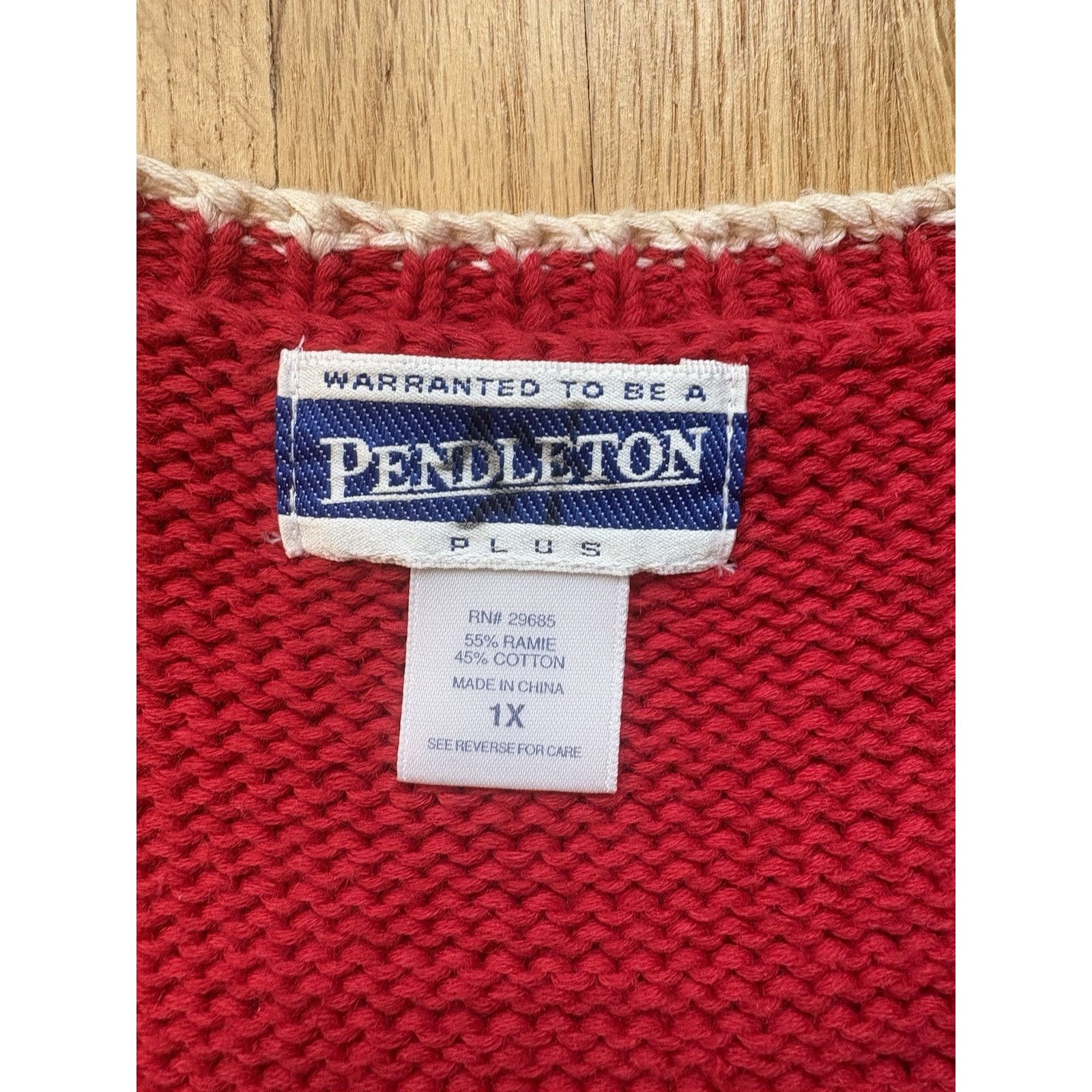 Pendleton Vintage Pendleton Women’s XL Cardigan Knit Sweater Vest Golf Size XL / US 12-14 / IT 48-50 - 5 Thumbnail