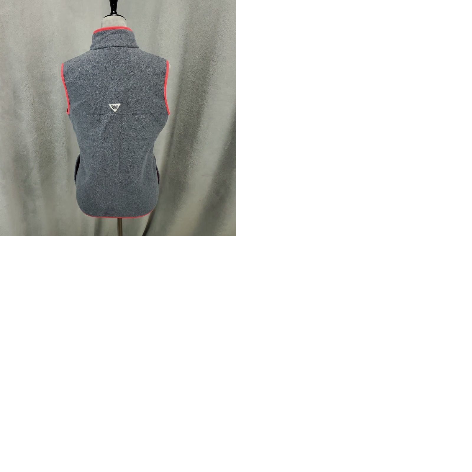 Vintage Columbia Vest Jacket Fleece Gray Size Medium PFG Outdoor Performance Zipper Pockets Regular Women Size M / US 6-8 / IT 42-44 - 9 Thumbnail