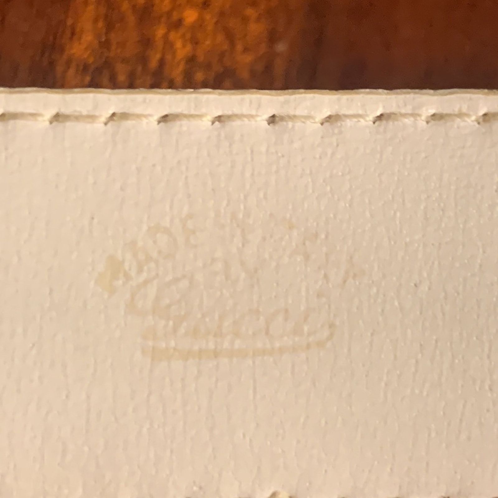 Gucci Rare GG Gucci 70’s Italy white leather belt 100% AUTHENTIC Size ONE SIZE - 6 Thumbnail