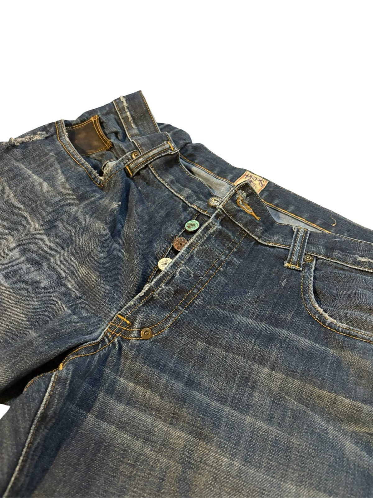 Prps PRPS Denim Jeans - Distressed Blue Masterpiece Size US 34 / EU 50 - 2 Thumbnail