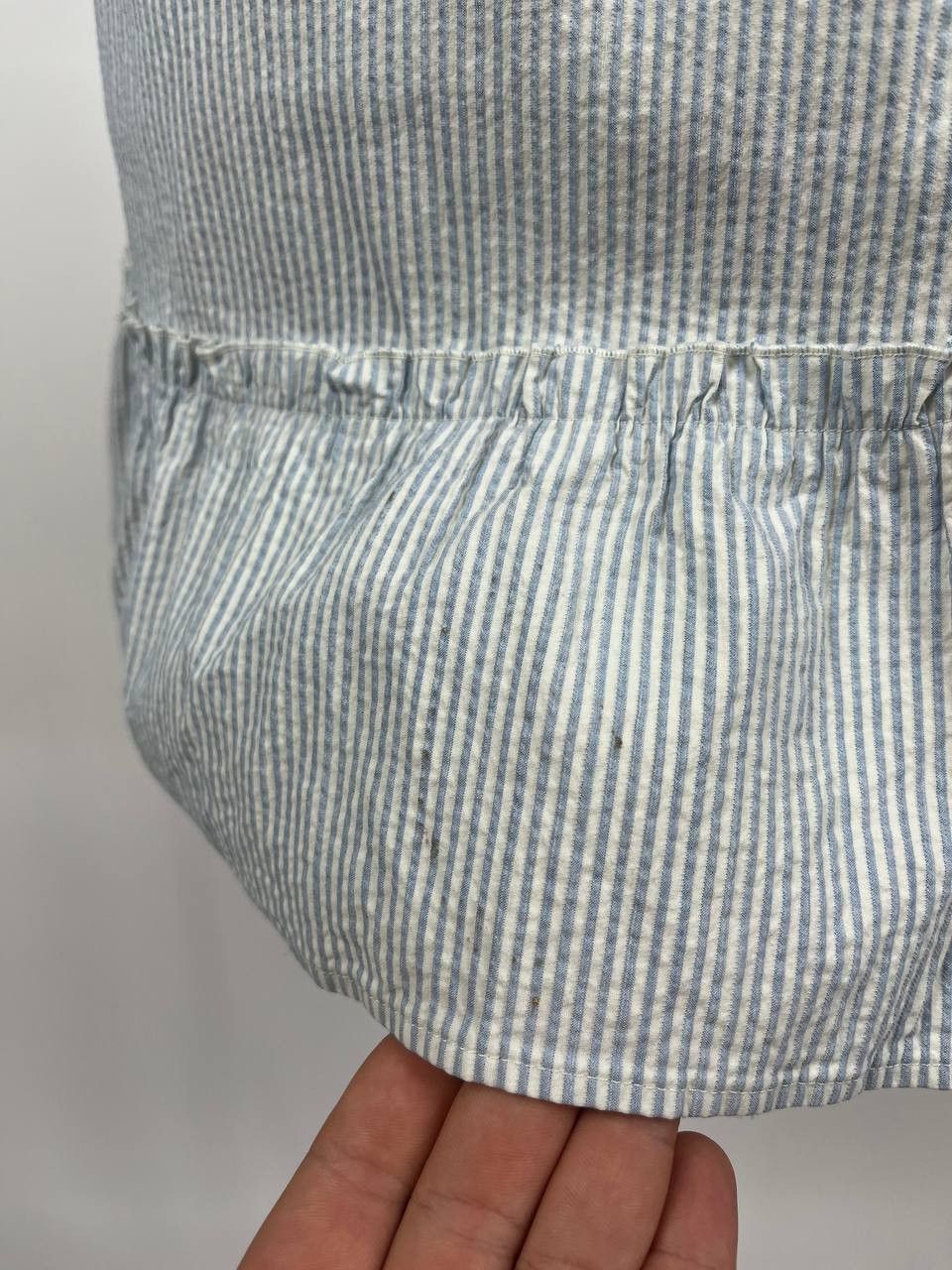 Sezane Sezane Blue Striped Sleeveless Dress Size 36 Size XS / US 0-2 / IT 36-38 - 6 Thumbnail
