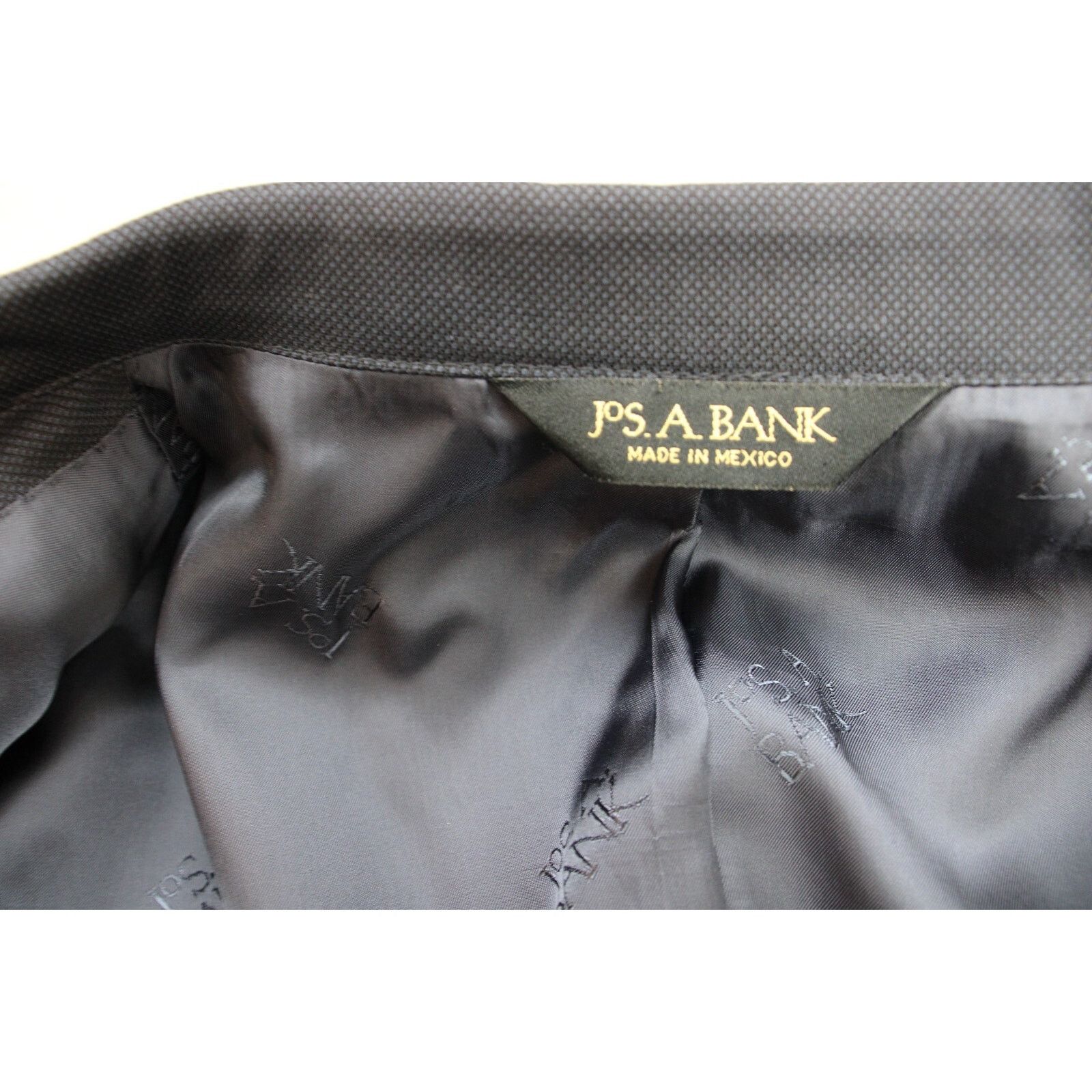 Jos. A. Bank Jos A Bank Blazer Men's 46R Navy Blue Single Breasted Size 46R - 3 Thumbnail