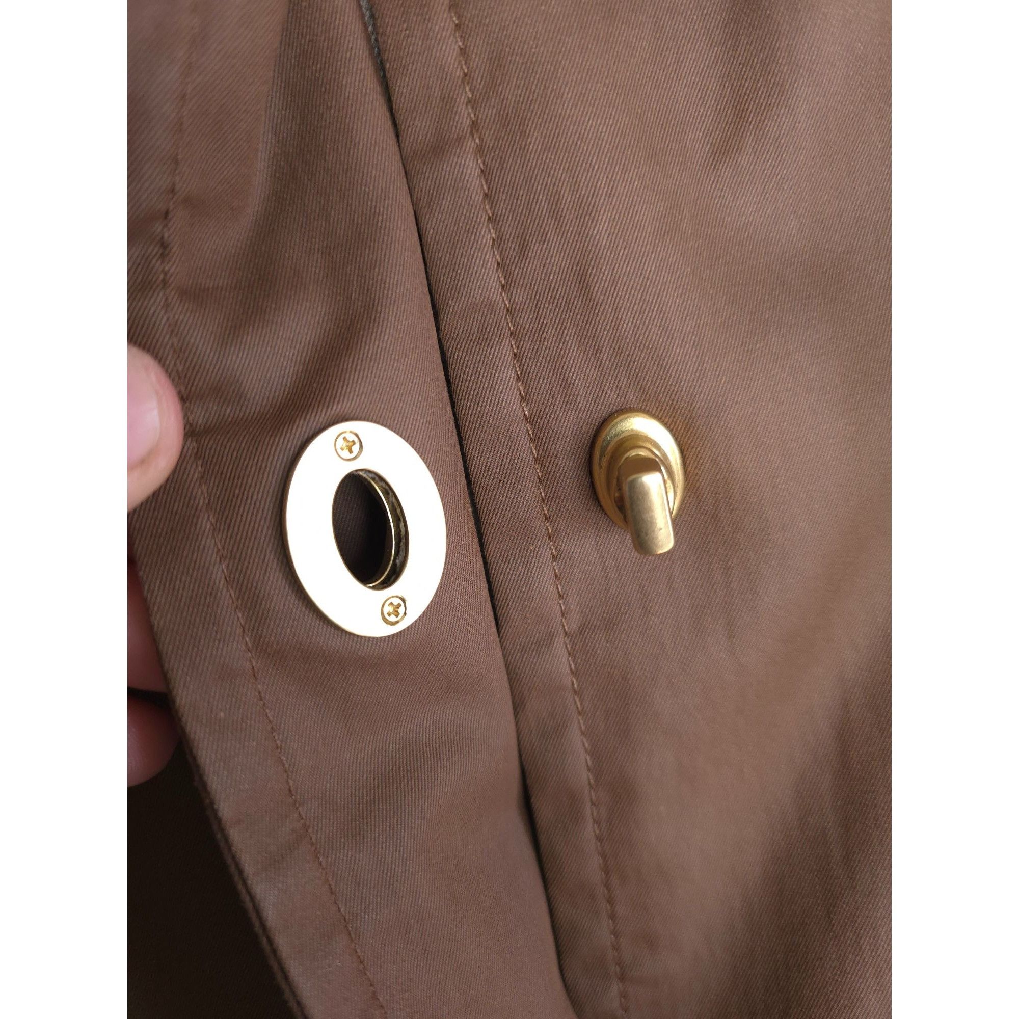 Coach Coach Womens Dark Brown turnlock Jacket vented Size L Size L / US 10 / IT 46 - 8 Thumbnail