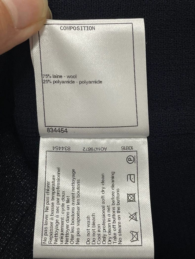 Chanel chanel Blue and black glitter double-breasted suit dress Size XS / US 0-2 / IT 36-38 - 6 Thumbnail