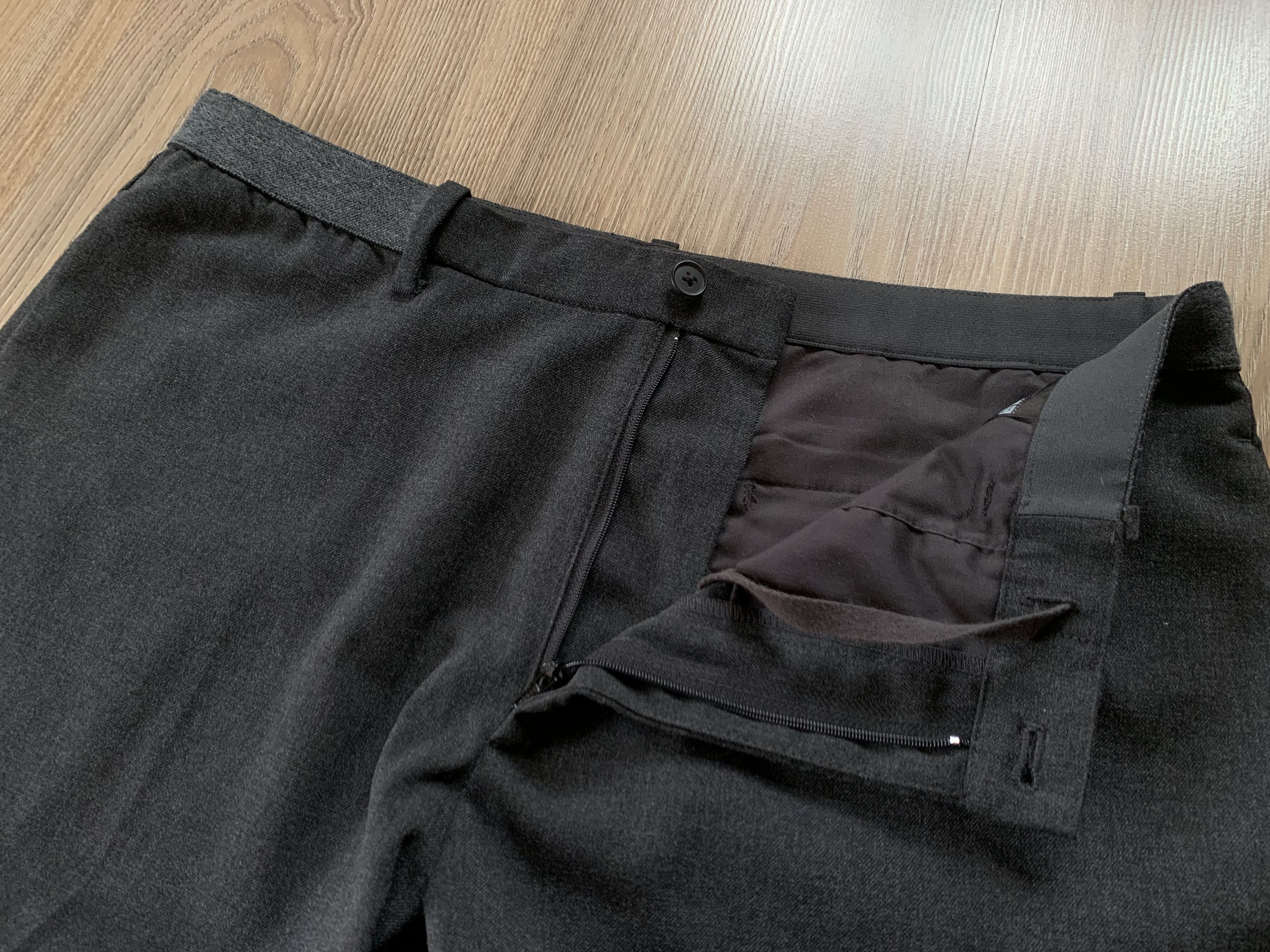Japanese Brand × Uniqlo Uniqlo Mens Sretch Classic Grey Pants Trousers Size US 31 - 5 Thumbnail