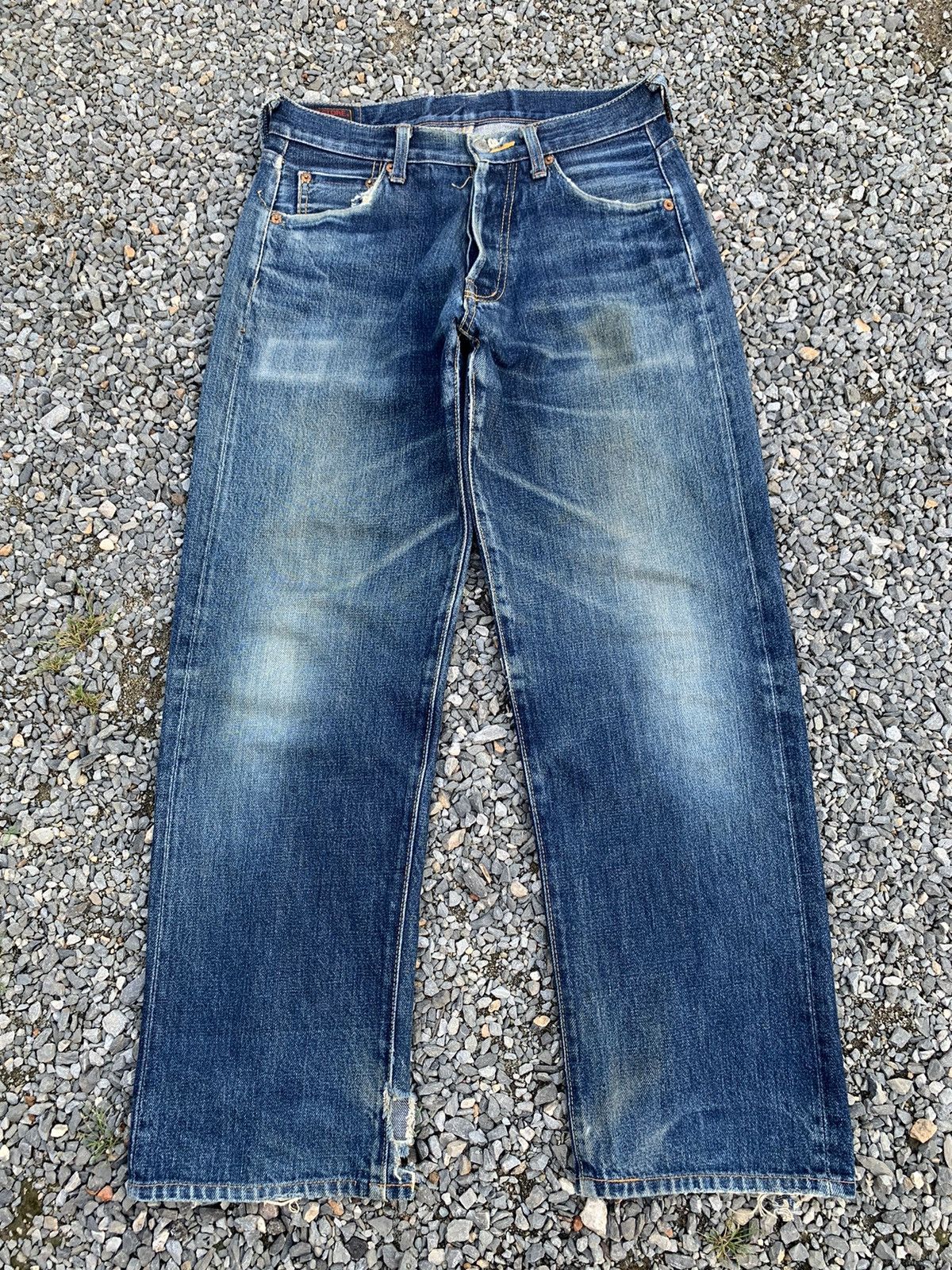 Kapital VTG PIG HIP STORE SELVEDGE RUSTY JAPANESE DISTRESSED DENIM Size US 30 / EU 46 - 1 Thumbnail