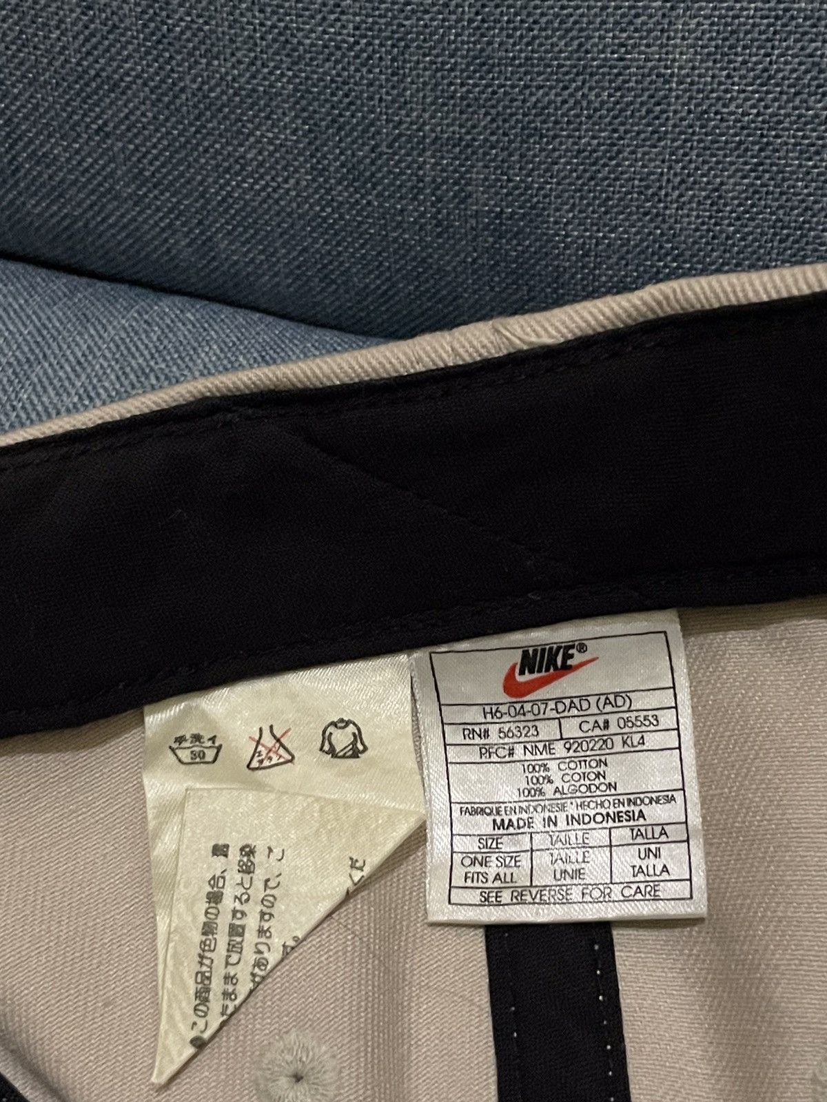 Nike Vintage rare two tone nike center swoosh hat cap snapback Size ONE SIZE - 9 Thumbnail