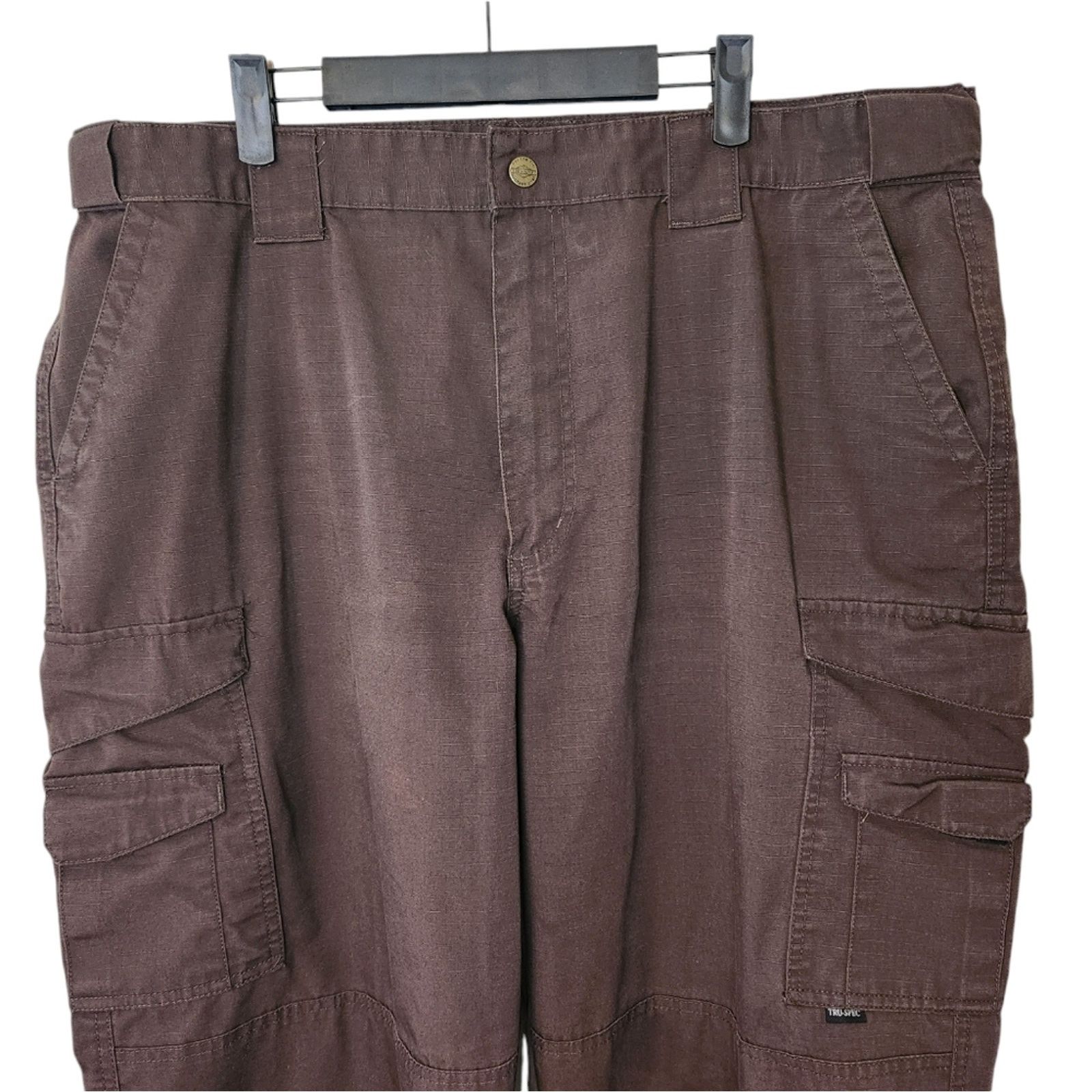 Tru-Spec Tru Spec Mens Utility tactical rip stop Pants brown 42/32 Size US 42 / EU 58 - 3 Thumbnail