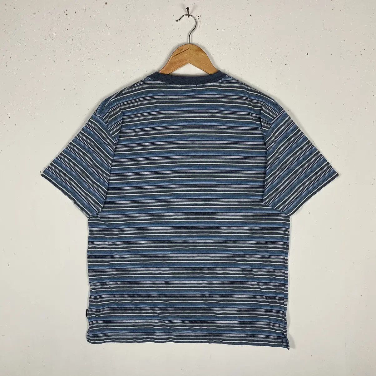 Designer BY YOHJI YAMAMOTO!! SACSNY Y'SACCS BLUE STRIPED TEE Size US L / EU 52-54 / 3 - 7 Thumbnail