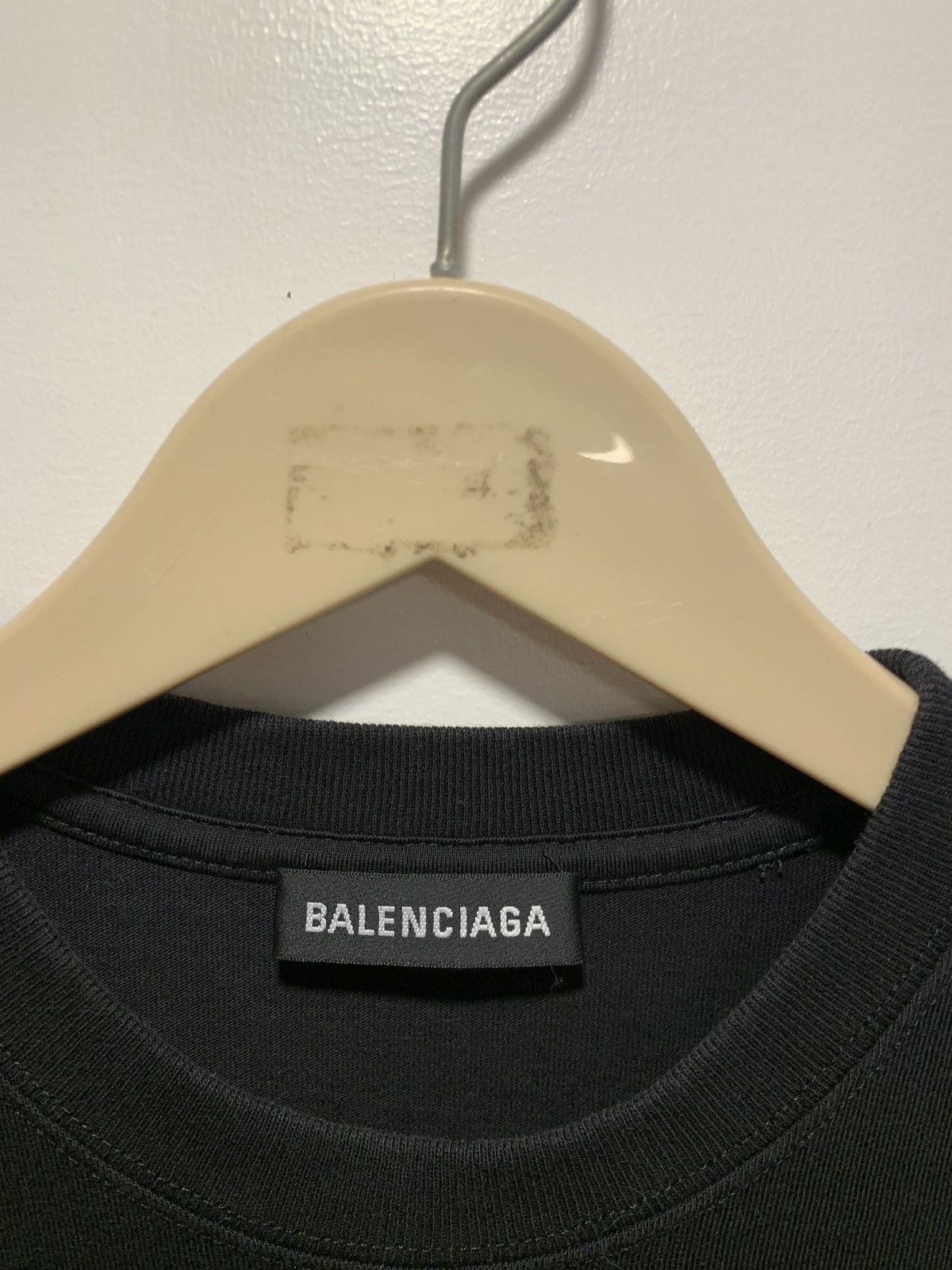 Balenciaga Balenciaga Rainbow Logo Black Tee Size US XS / EU 42 / 0 - 2 Thumbnail