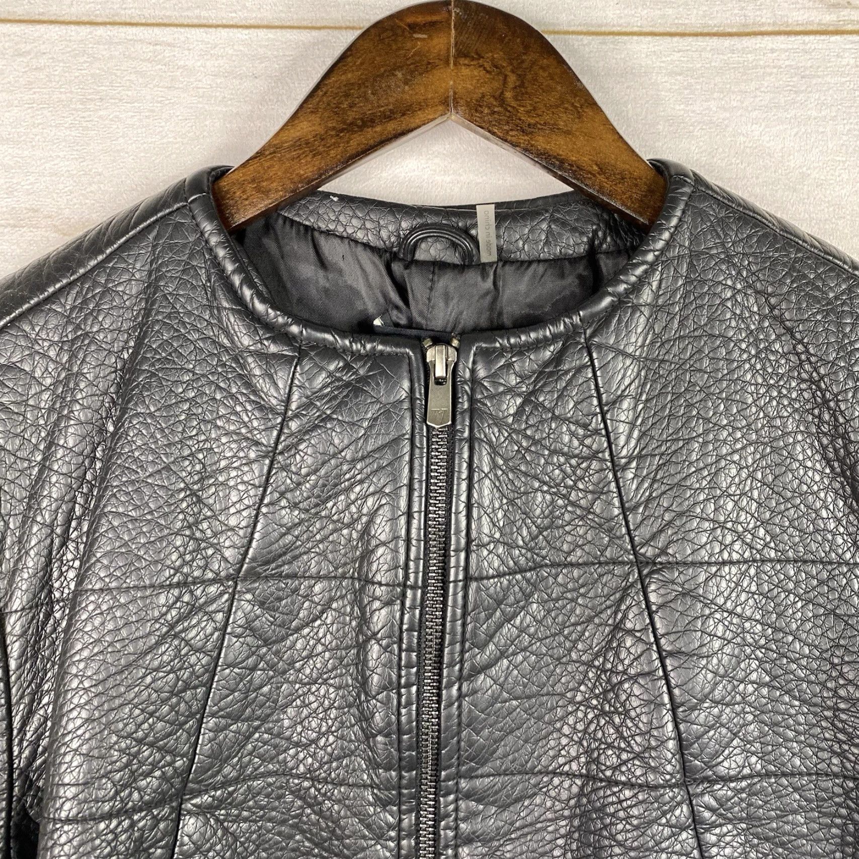 Vintage **Womens Truth Of Touch Black Full Zip Faux Leather Moto Jacket M** User: **Truth Of Touch Women's Black Full Zip Faux Leather Moto Jacket Size M** Size M / US 6-8 / IT 42-44 - 2 Thumbnail