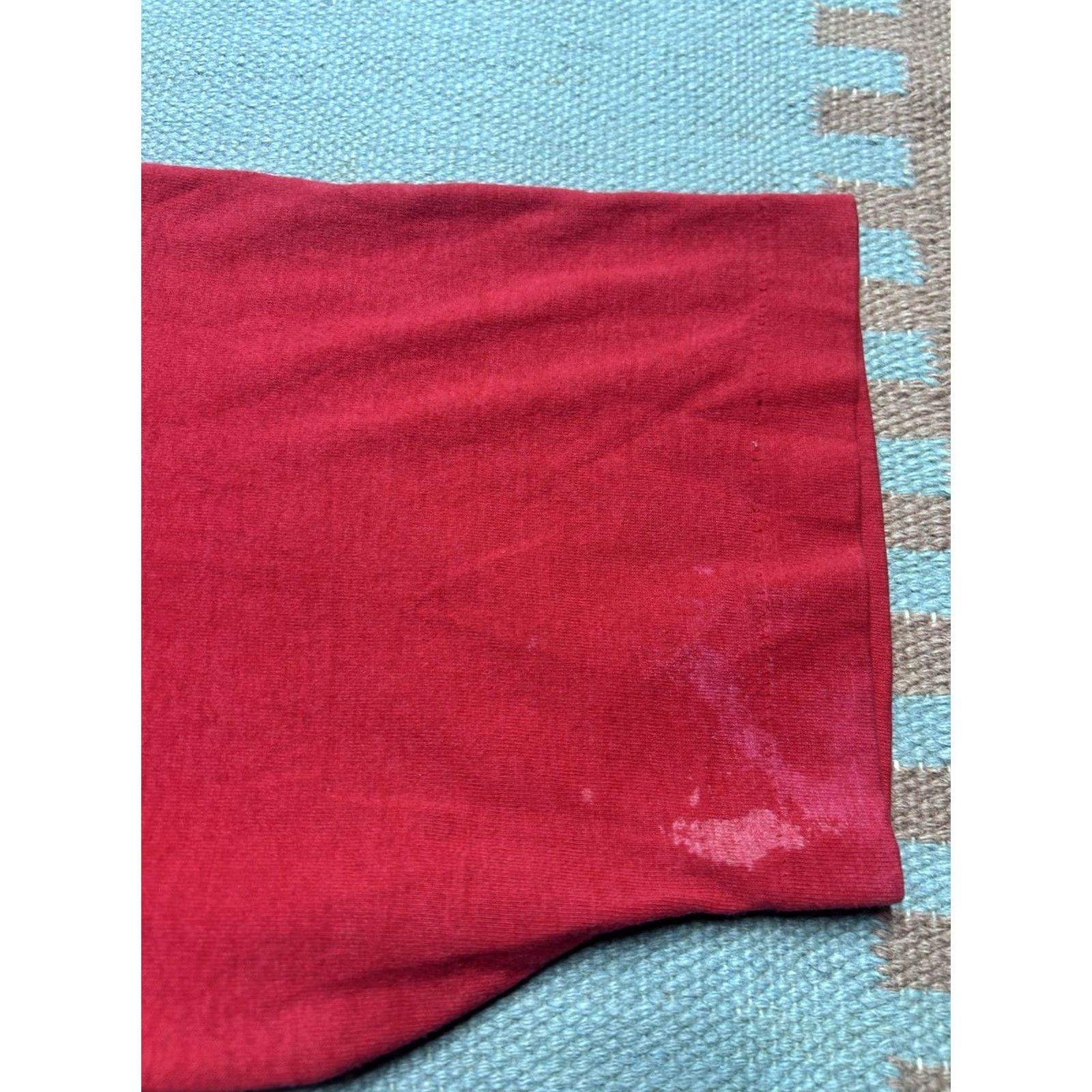 Vintage VINTAGE 90s Detroit Red Wings T-Shirt Hockey Single Stitch NHL Big Logo 2XL Mens Red Shirt Size US XXL / EU 58 / 5 - 8 Thumbnail