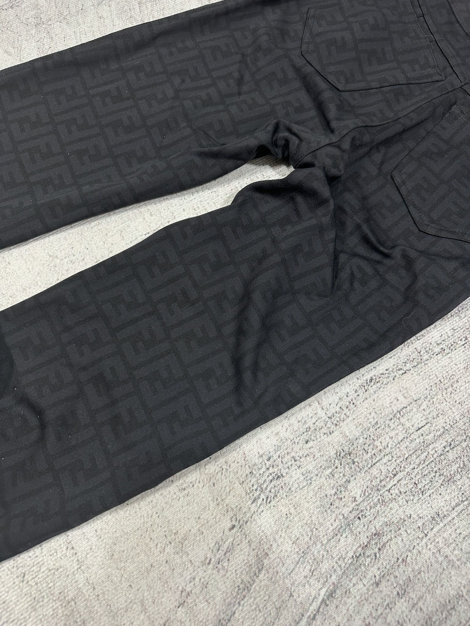 Fendi Fendi Pants Vintage Zucca FF Monogram Logo Black Size 28" / US 6 / IT 42 - 15 Thumbnail
