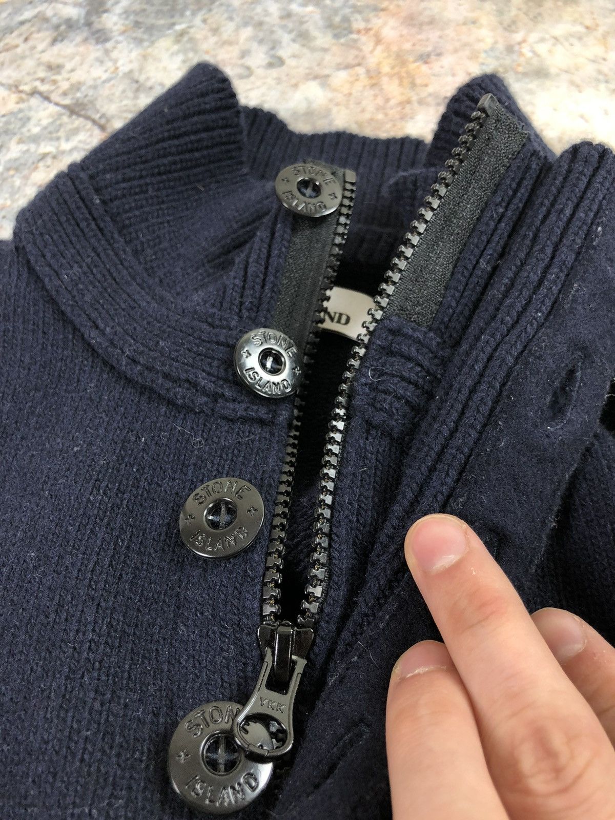 Stone Island Stone island turtleneck button sweater Size US M / EU 48-50 / 2 - 5 Thumbnail