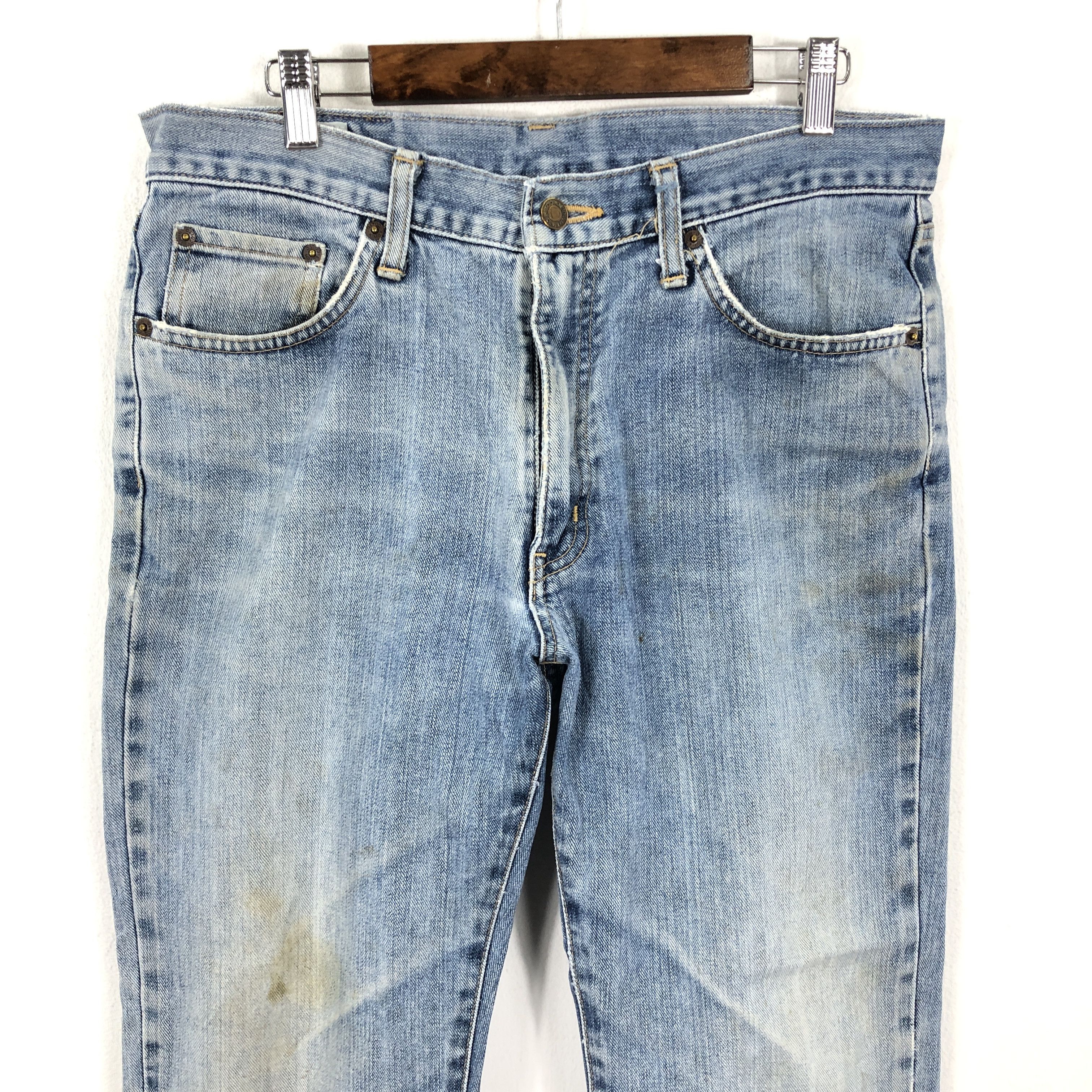 Edwin × Vintage 34 x 26 Vintage Edwin Jeans Light Wash L1346 Size US 34 / EU 50 - 2 Thumbnail