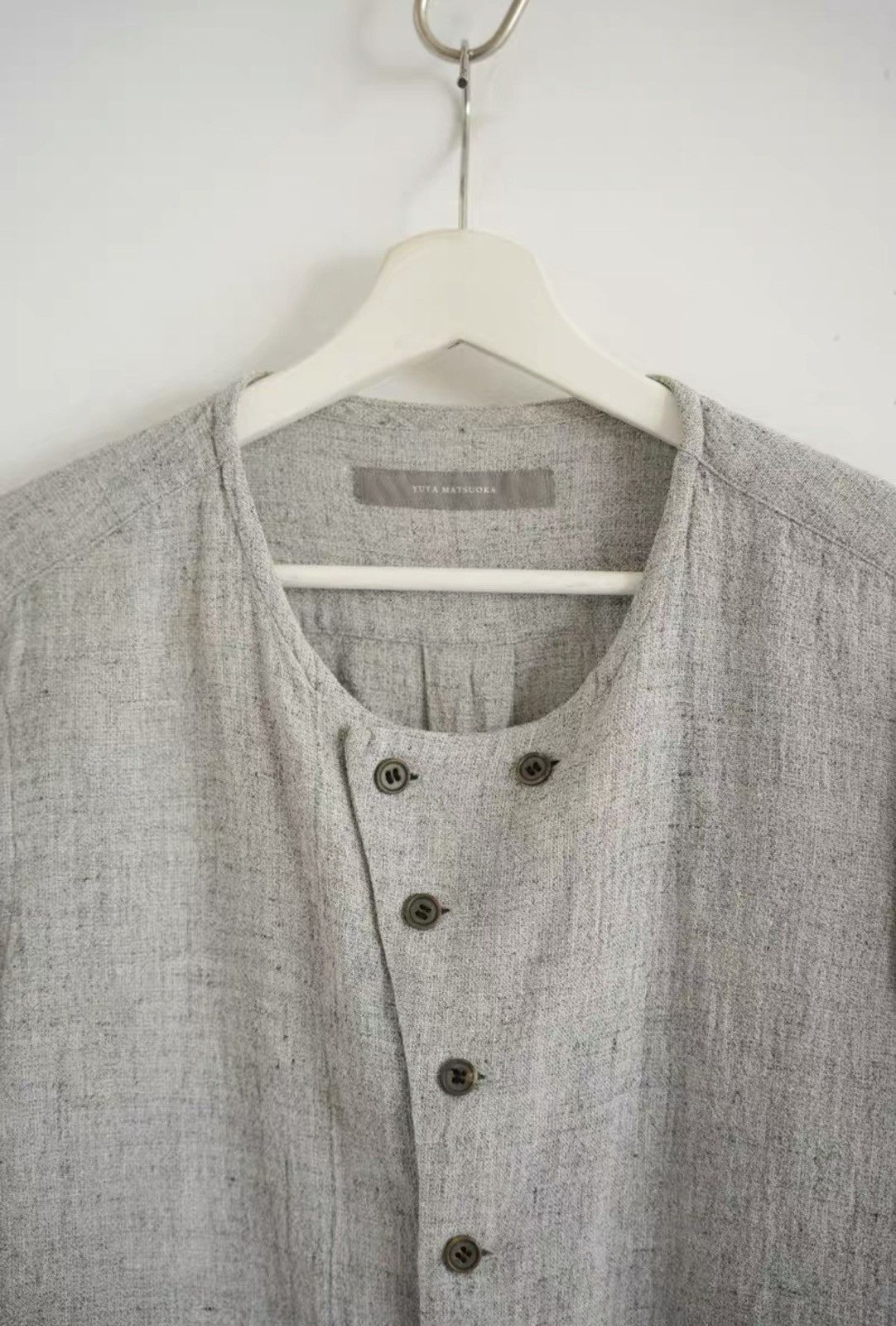 Yohji Yamamoto Yuta Matsuoka Multi-Button Linen Shirt K4 Size US S / EU 44-46 / 1 - 3 Thumbnail
