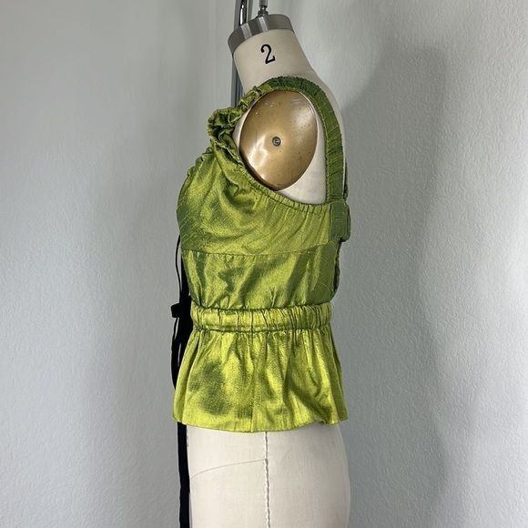 Ciao Lucia CIAO LUCIA Ilaria Silk Sleeveless Top with Velvet Bow Size S / US 4 / IT 40 - 8 Thumbnail