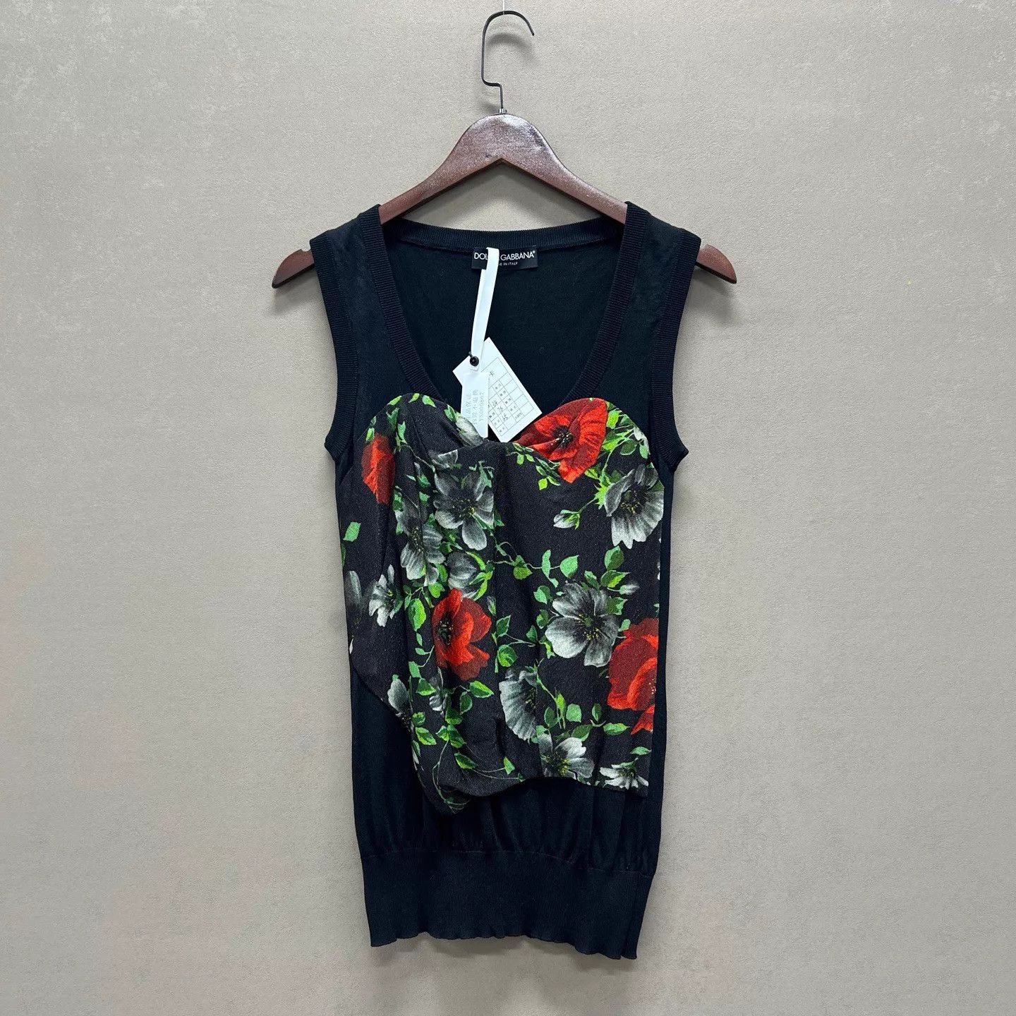 Dolce & Gabbana DG knit print base layer 99 new ys000867 Size XXS / US 00 / IT 34 - 1 Thumbnail