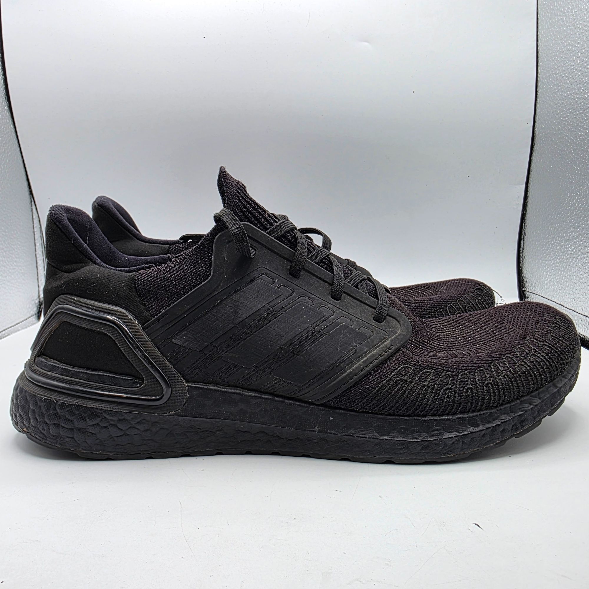Adidas Adidas UltraBoost 20 Mens Size 11.5 Triple Black Athletic Sh Size US 11.5 / EU 44-45 - 12 Thumbnail