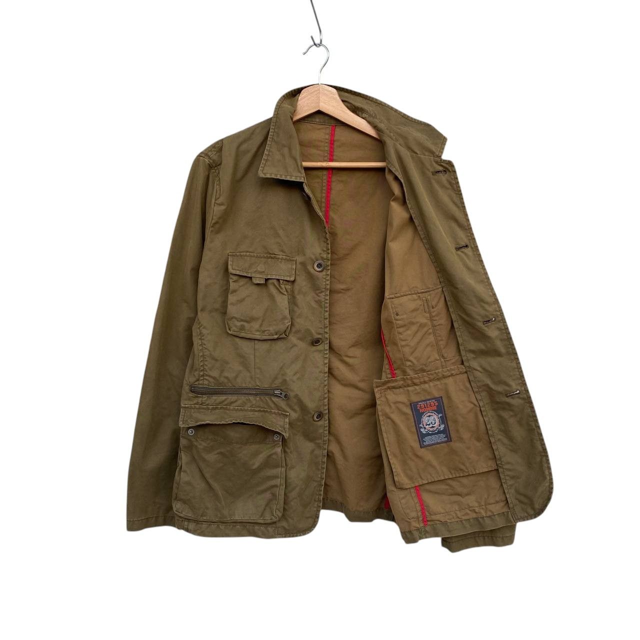 291295=Homme 291295=HOMME Archive Multi-Pocket Utility Tactical Jacket Size US L / EU 52-54 / 3 - 6 Thumbnail