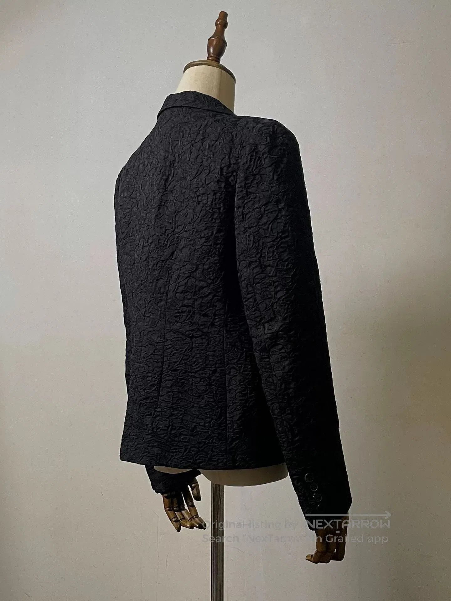Dries Van Noten Dries Van Noten Black Jacquard Blazer. Size M / US 6-8 / IT 42-44 - 5 Thumbnail