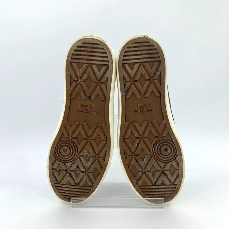Louis Vuitton Louis Vuitton Blue checkerboard logo monogram printed lace Size US 6 / EU 39 - 5 Thumbnail