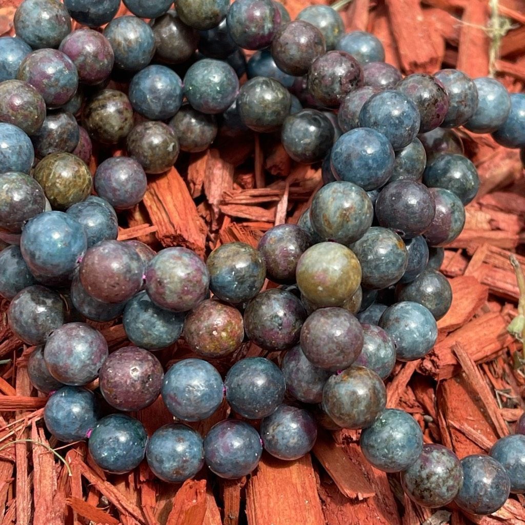 Other Ruby in Fuchsite beaded bracelet 6.75” crystal healing emoti Size ONE SIZE - 3 Thumbnail