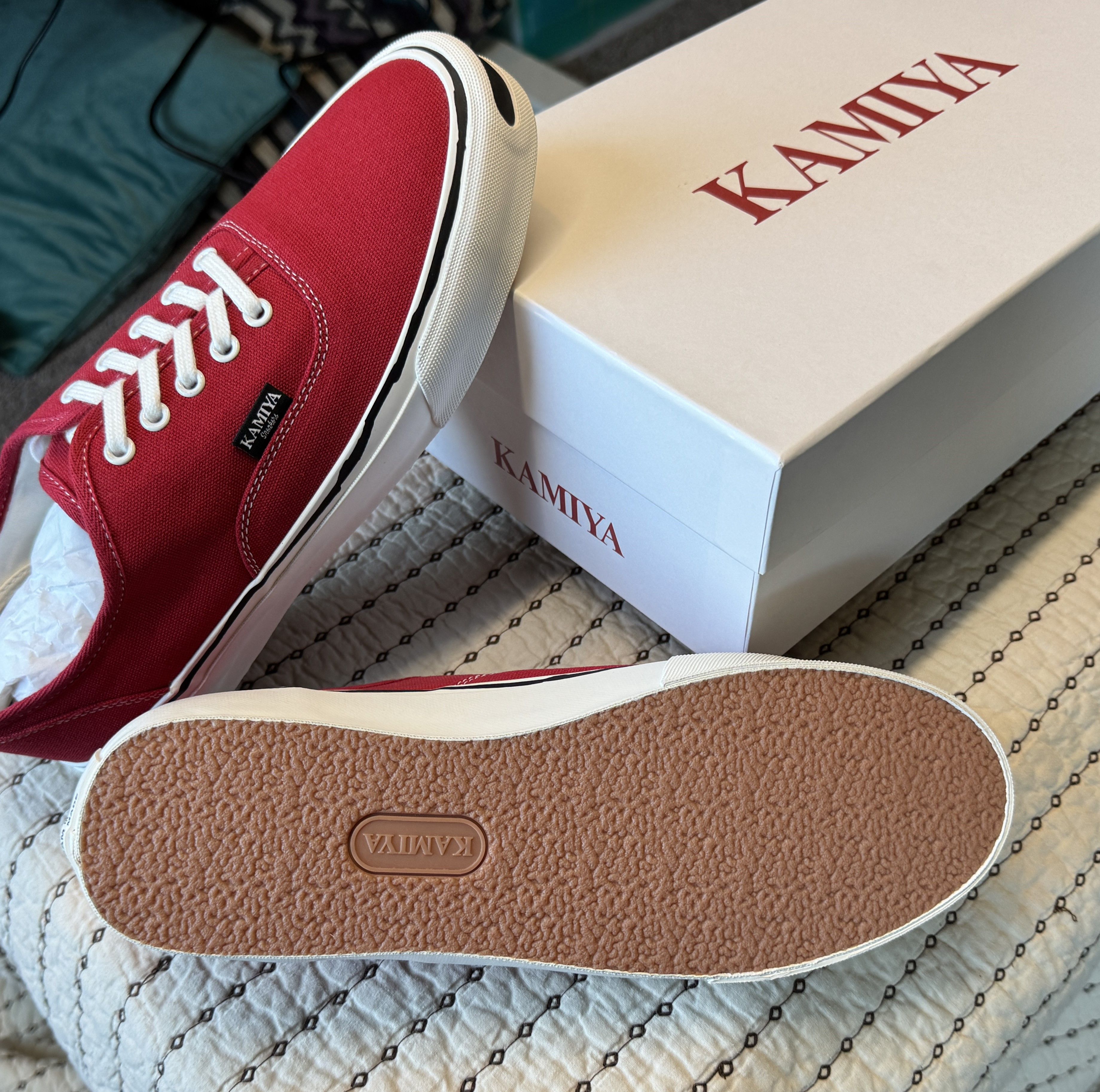 Maison MIHARA YASUHIRO KAMIYA / MIHARA YASUHIRO - HERC VULCANIZED SNEAKER RED SZ 45 Size US 12 / EU 45 - 8 Thumbnail