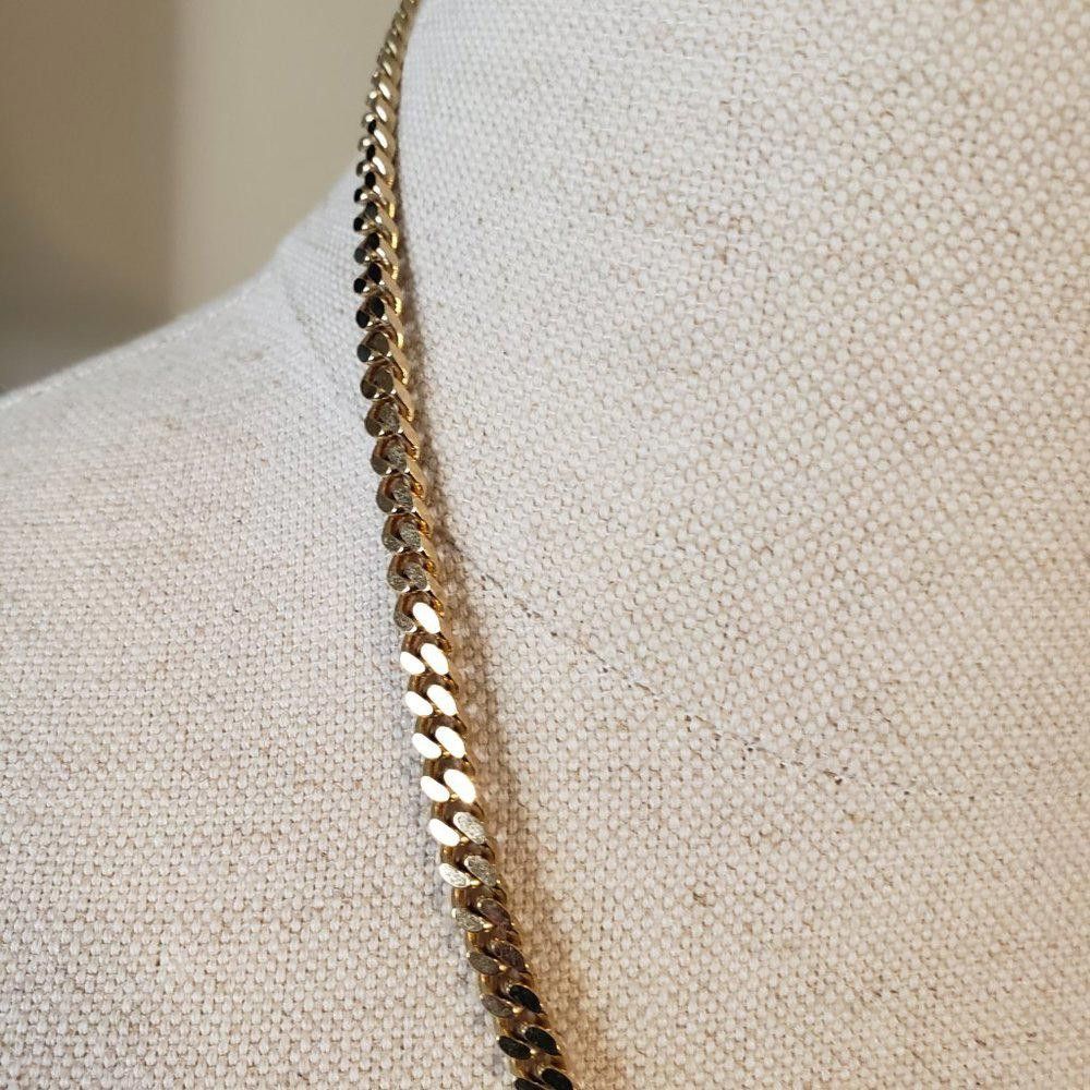 Designer 24kt Gold Filled Cuban Link 18" Necklace Size ONE SIZE - 3 Thumbnail