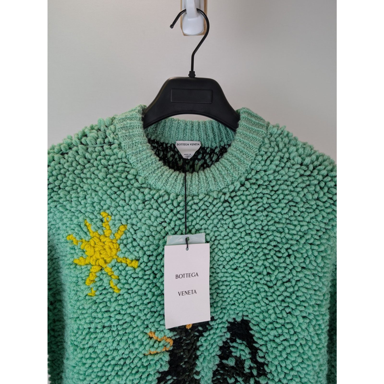 Bottega Veneta o1rshd1 Animal Jacquard Sweater HW Graphic in Siren Size US S / EU 44-46 / 1 - 6 Thumbnail