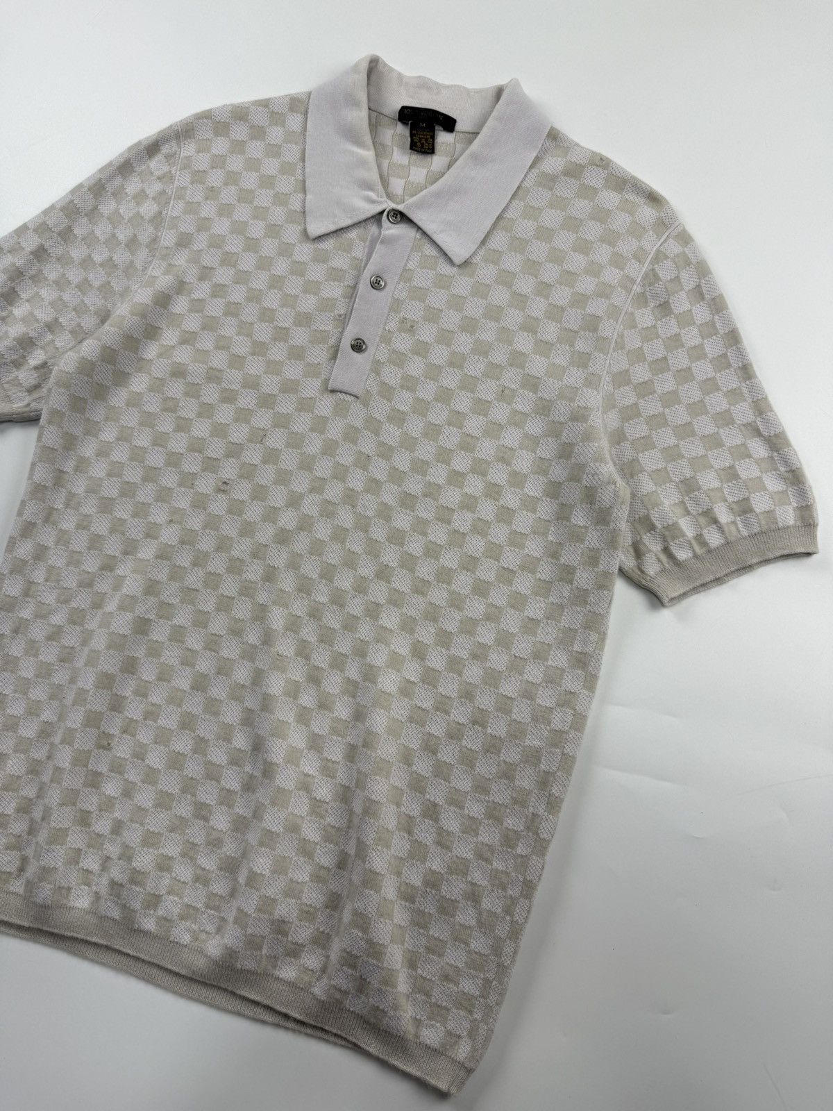 Louis Vuitton Louis Vuitton Damier Polo Shirt Size US M / EU 48-50 / 2 - 4 Thumbnail
