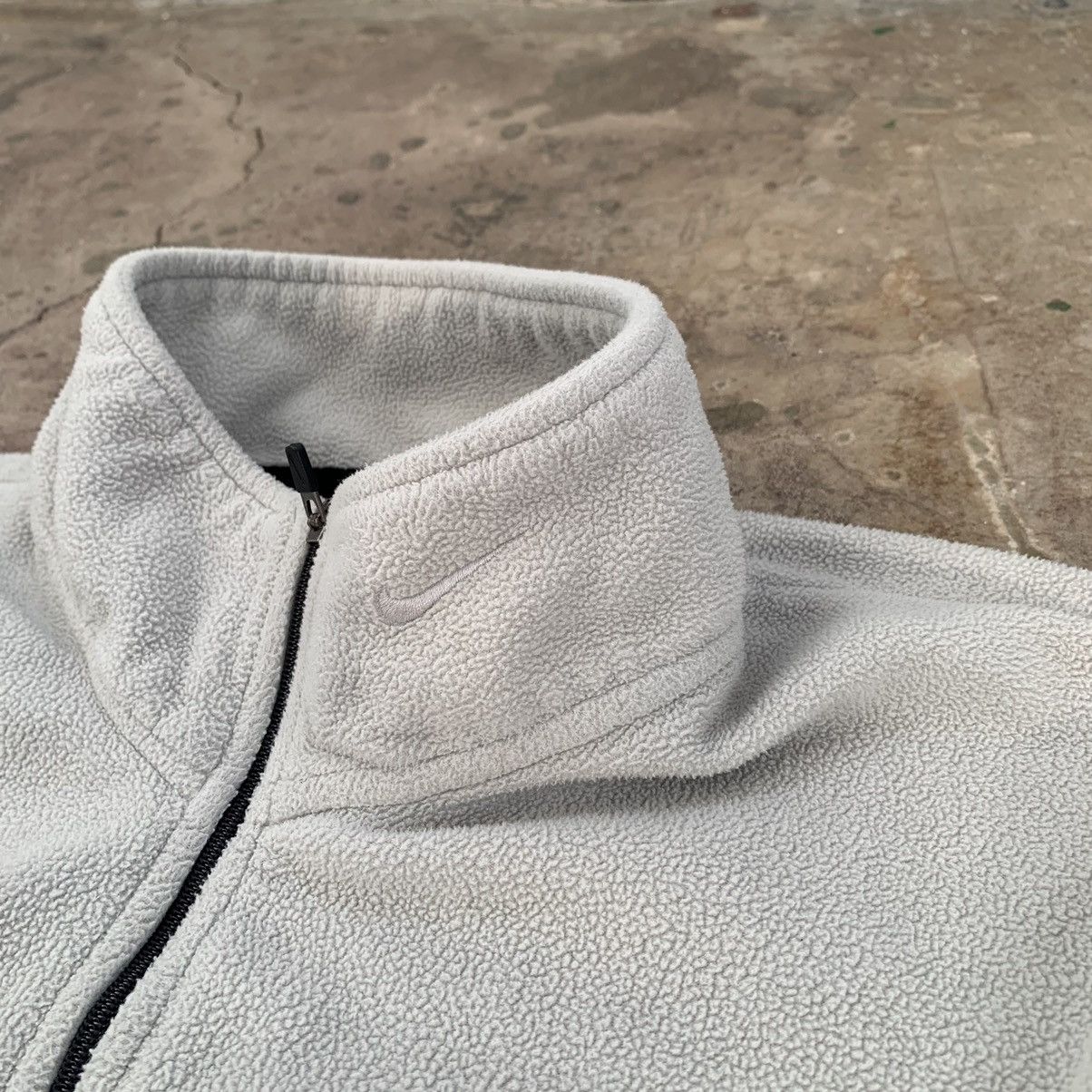Nike × Vintage Nike y2k Vintage small Logo Fleece 1/3 Zip Baggy Sweatshirt Size US L / EU 52-54 / 3 - 4 Thumbnail