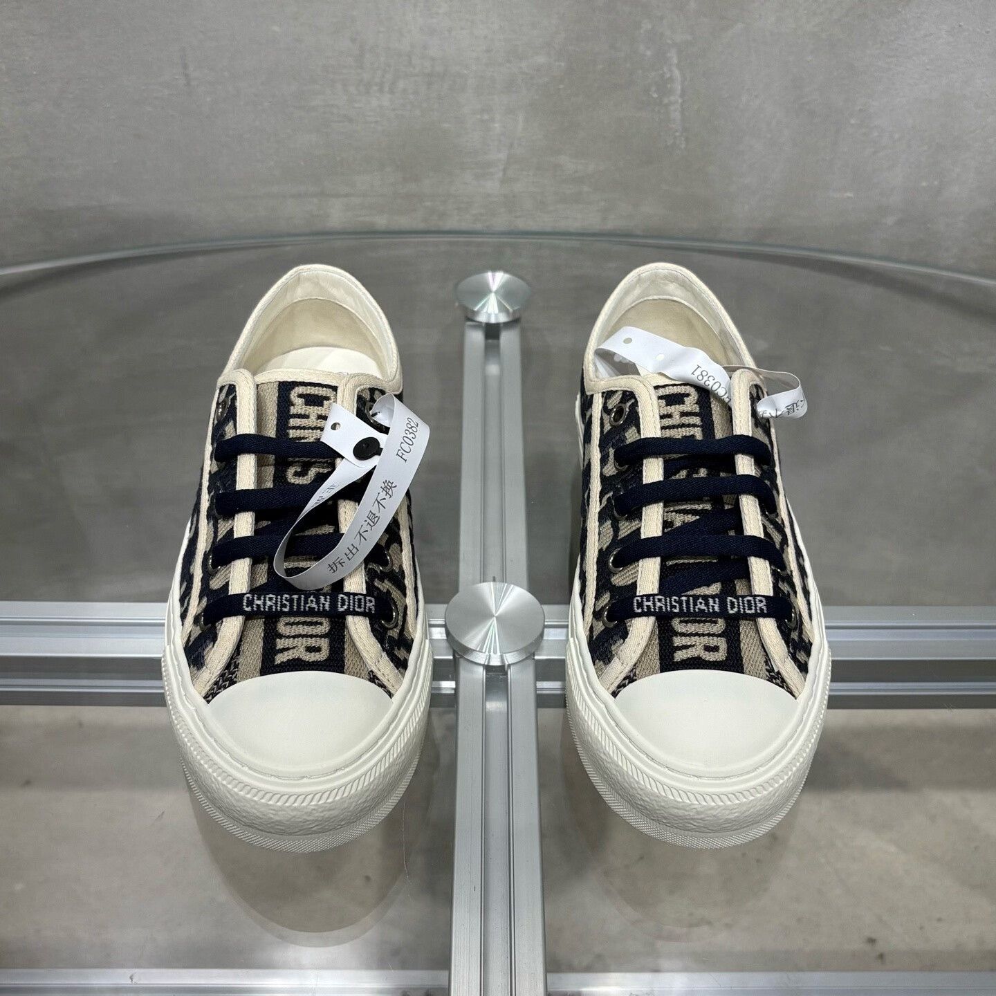 Dior Dior Black Lowtop Sneakers it_35-5 Women Size US 5.5 / IT 35.5 - 1 Thumbnail