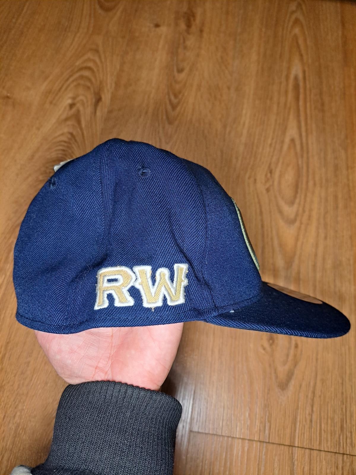 Rocawear NEW Rocawear Navy Blue Fitted Snapback Hat Cap Size 8 Wool Size ONE SIZE - 4 Thumbnail