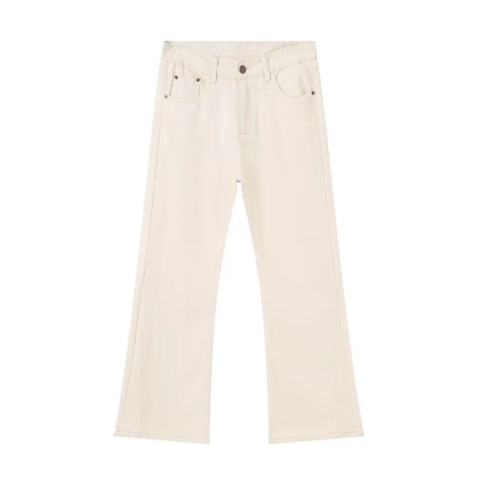 Japanese Brand Retro loose micro flared casual jeans Size US 32 / EU 48 - 4 Thumbnail